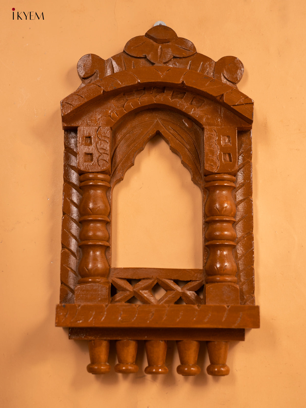 Wooden Hand carved Jharokha Frame - KA30163