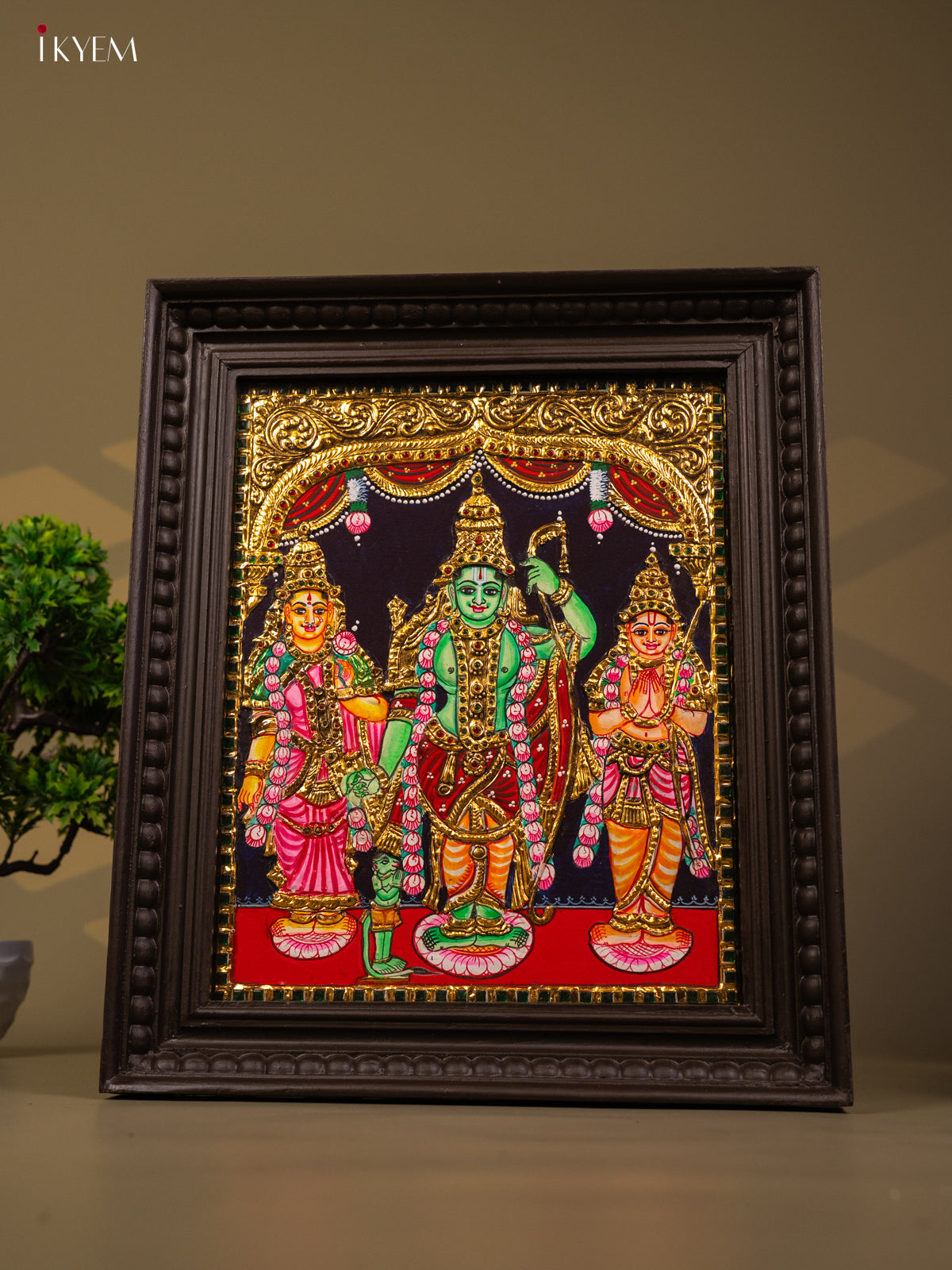 Ram darbar - Tanjore Painting (18x15) - KB01113