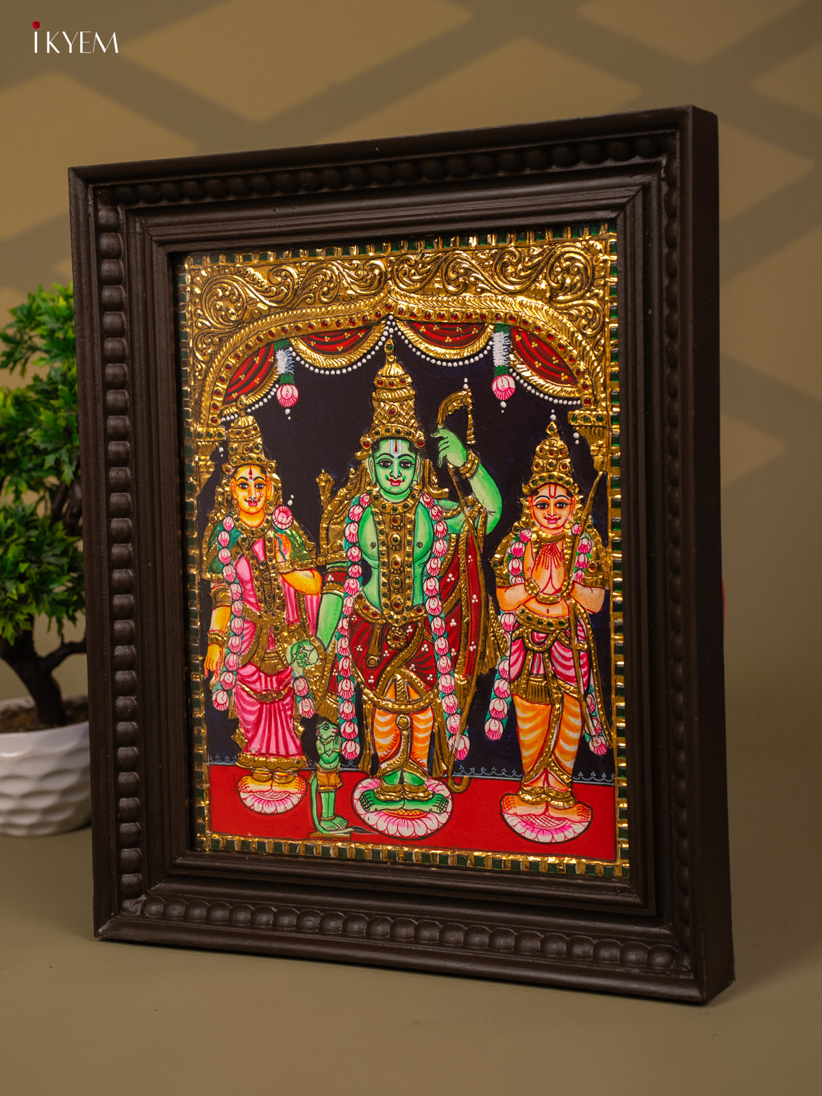 Ram darbar - Tanjore Painting (18x15) - KB01113