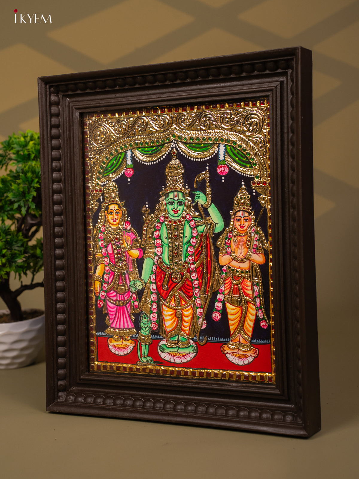 Ram darbar - Tanjore Painting (18x15) - KB01113