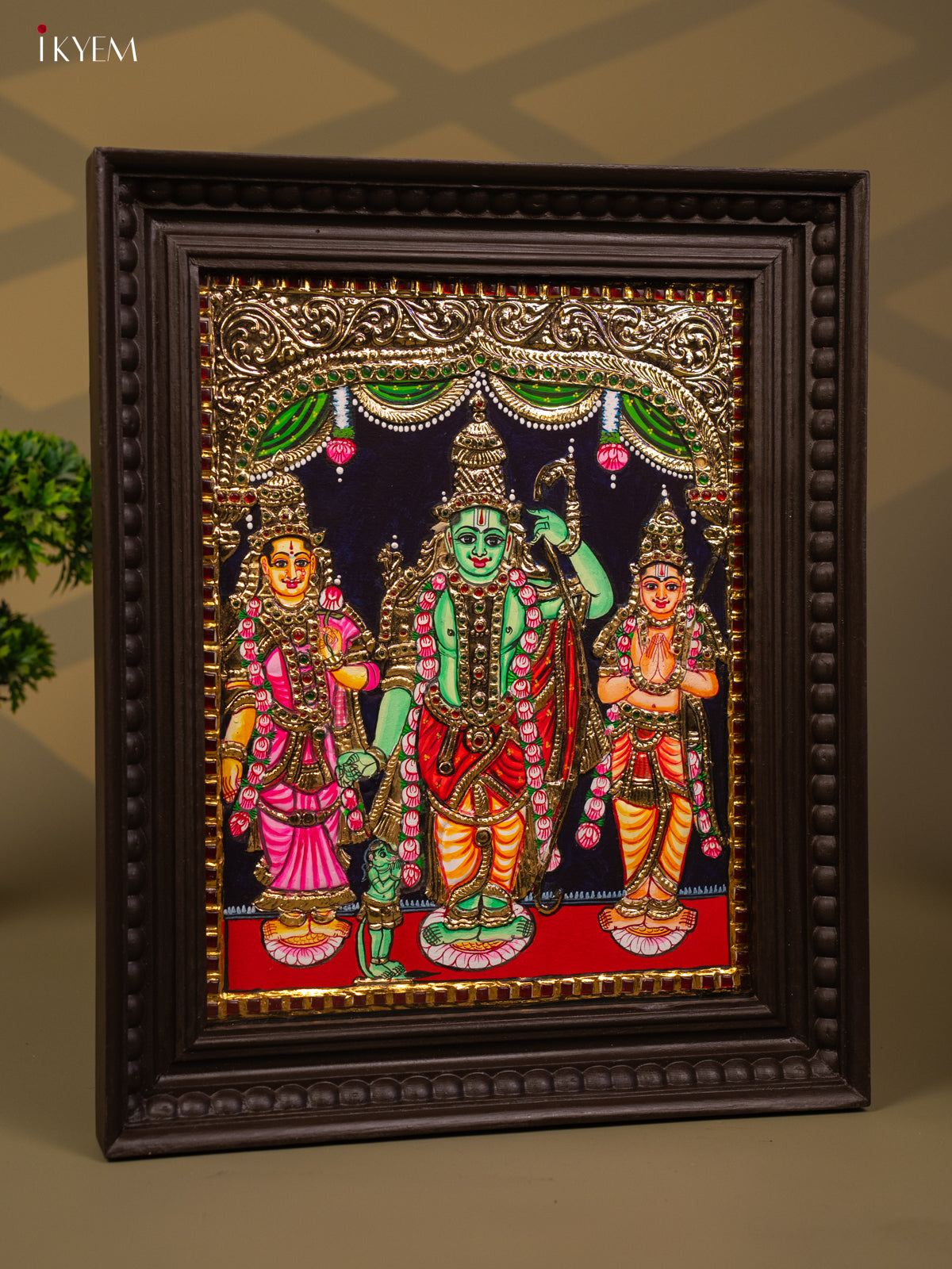 Ram darbar - Tanjore Painting (18x15) - KB01113