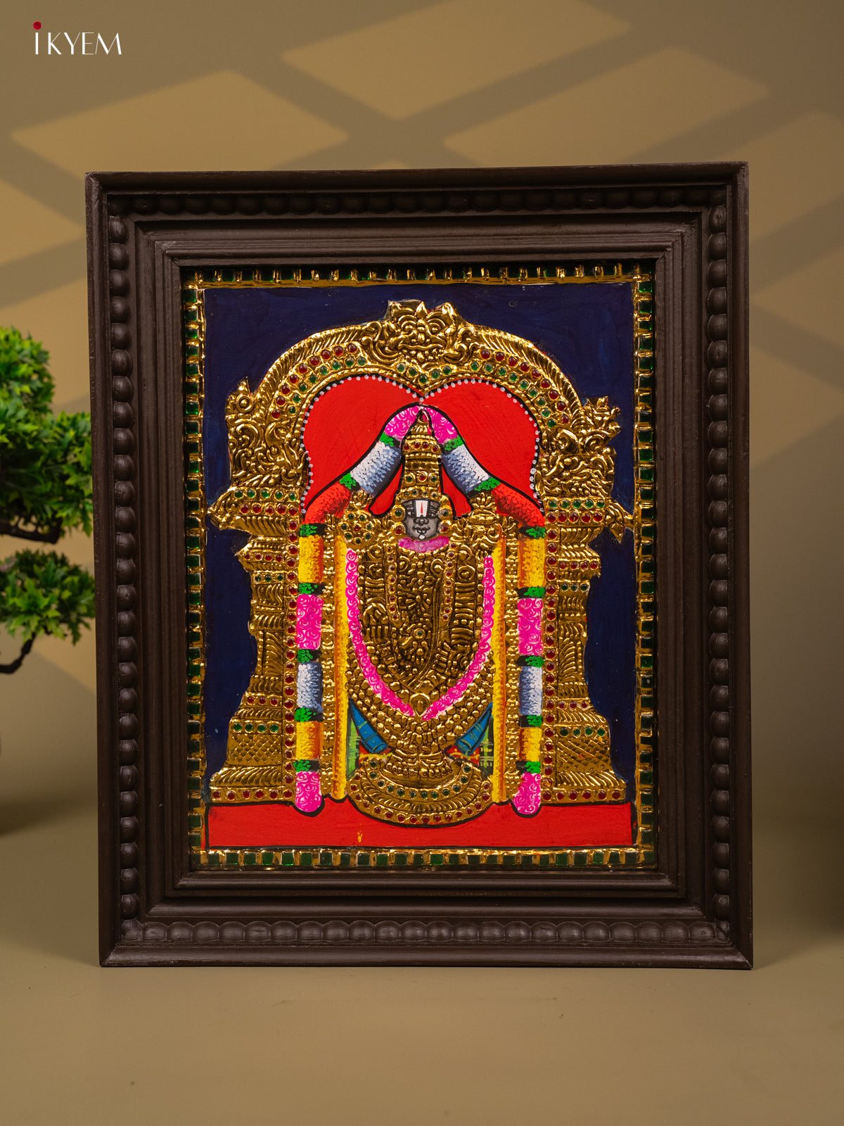 Balaji - Tanjore Painting (18x15) - KB01114