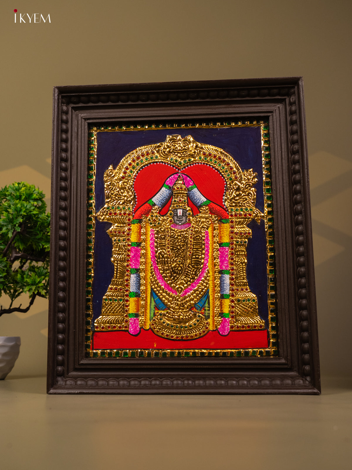 Balaji - Tanjore Painting (18x15) - KB01114