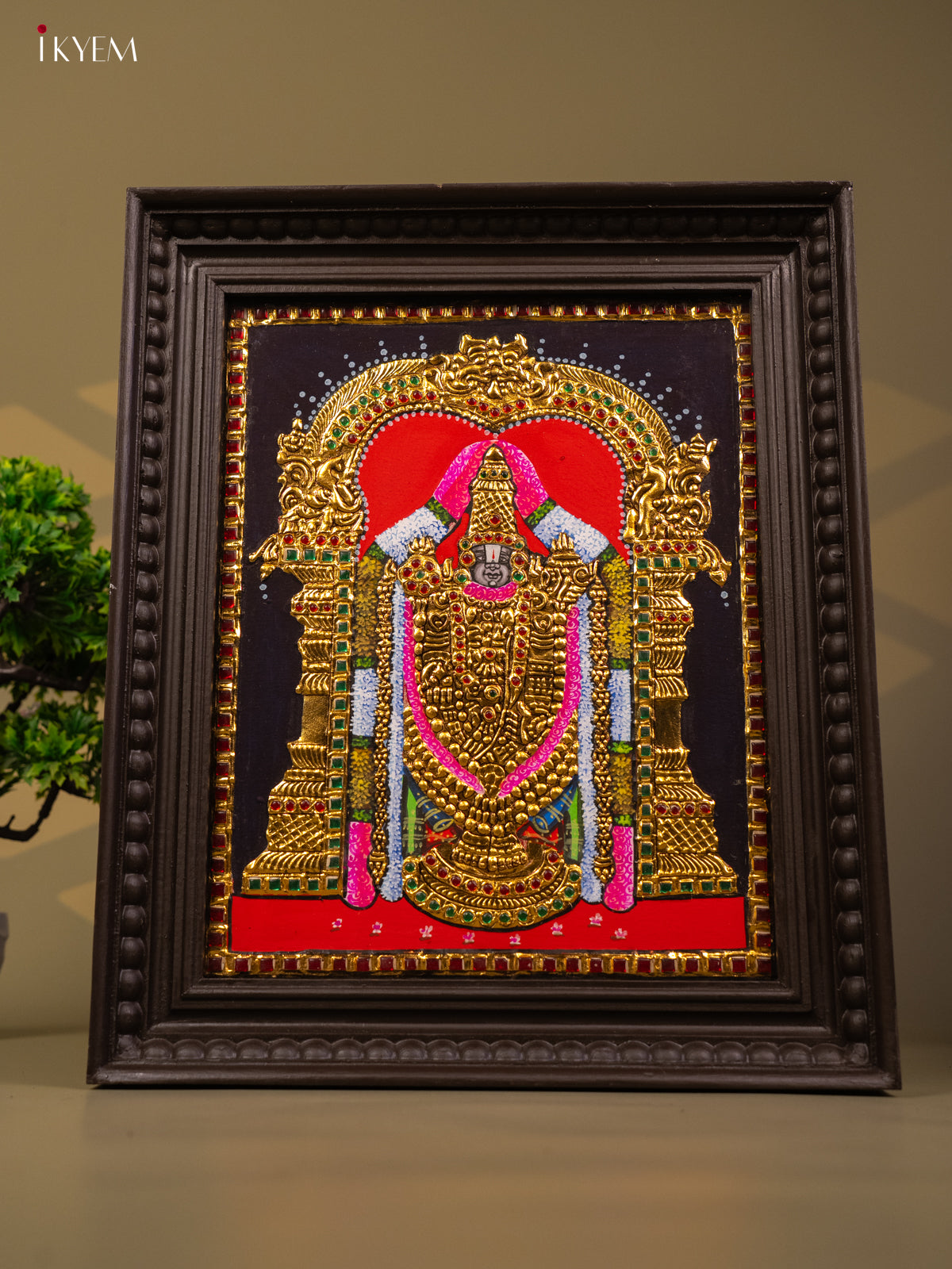 Balaji - Tanjore Painting (18x15) - KB01114