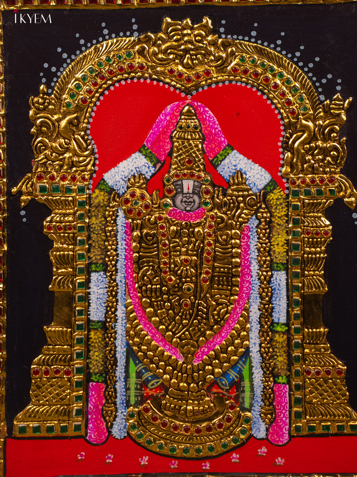 Balaji - Tanjore Painting (18x15) - KB01114