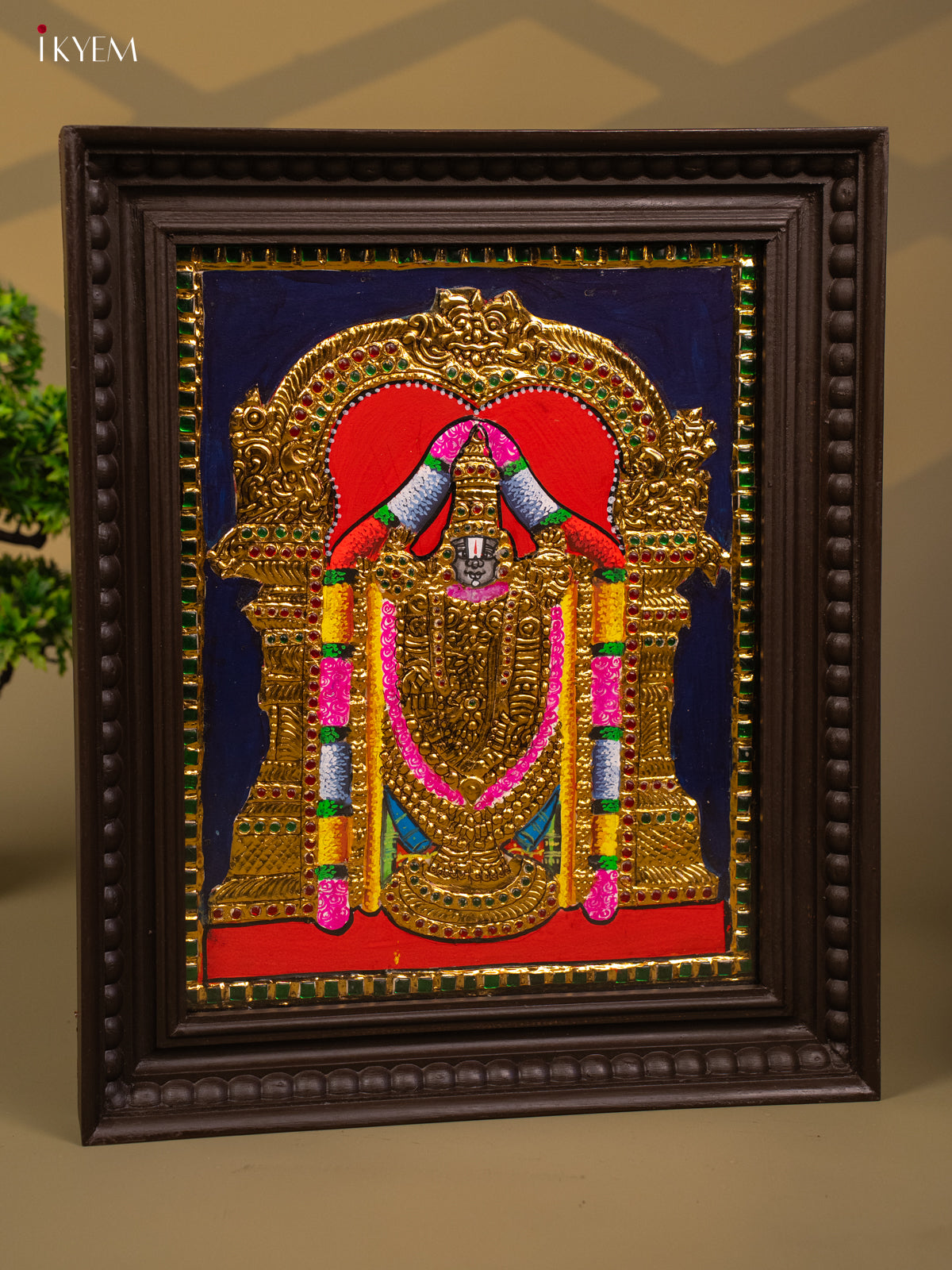 Balaji - Tanjore Painting (18x15) - KB01114