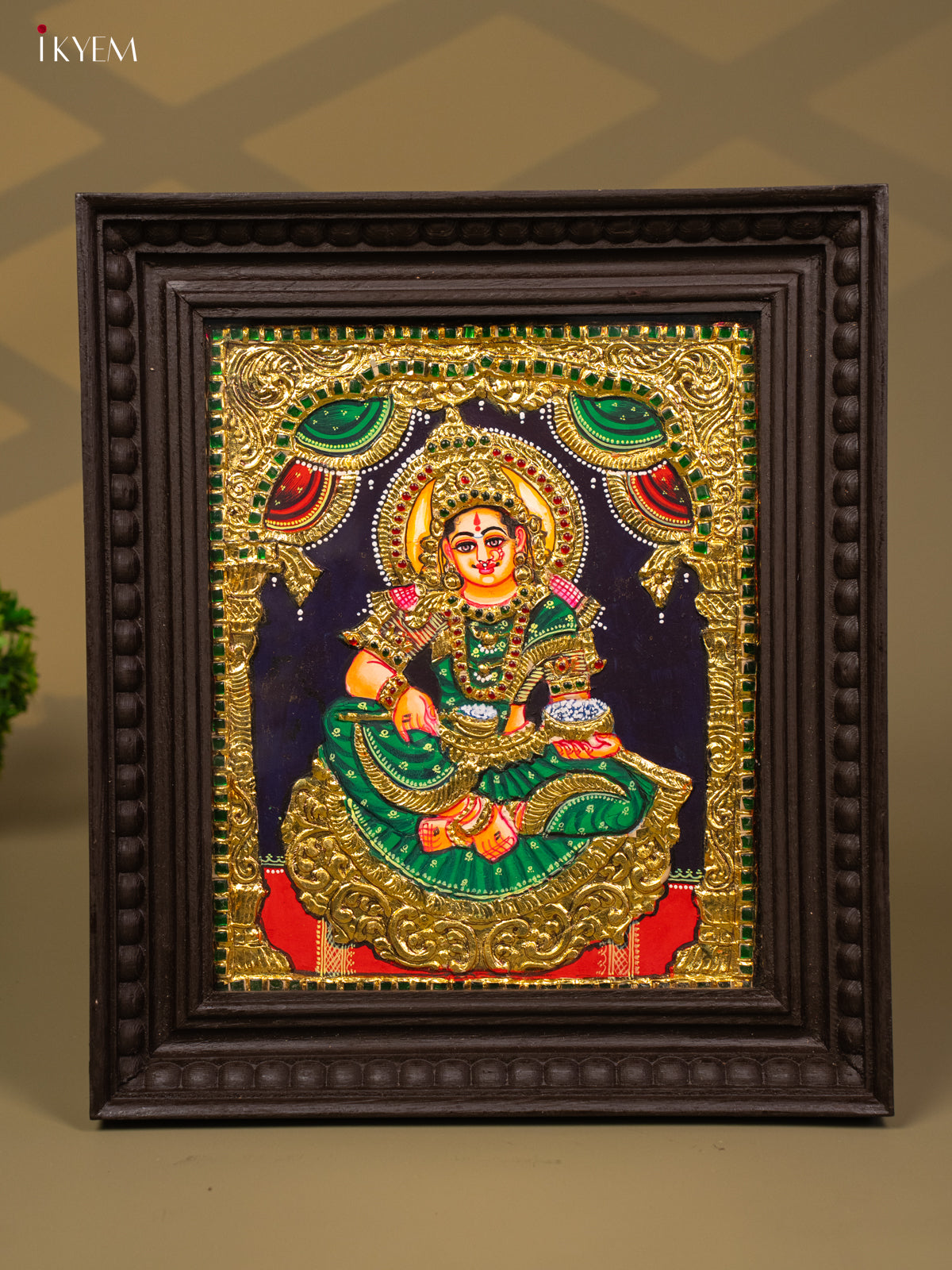 Annapoorani - Tanjore Painting (15x13) -KB01125