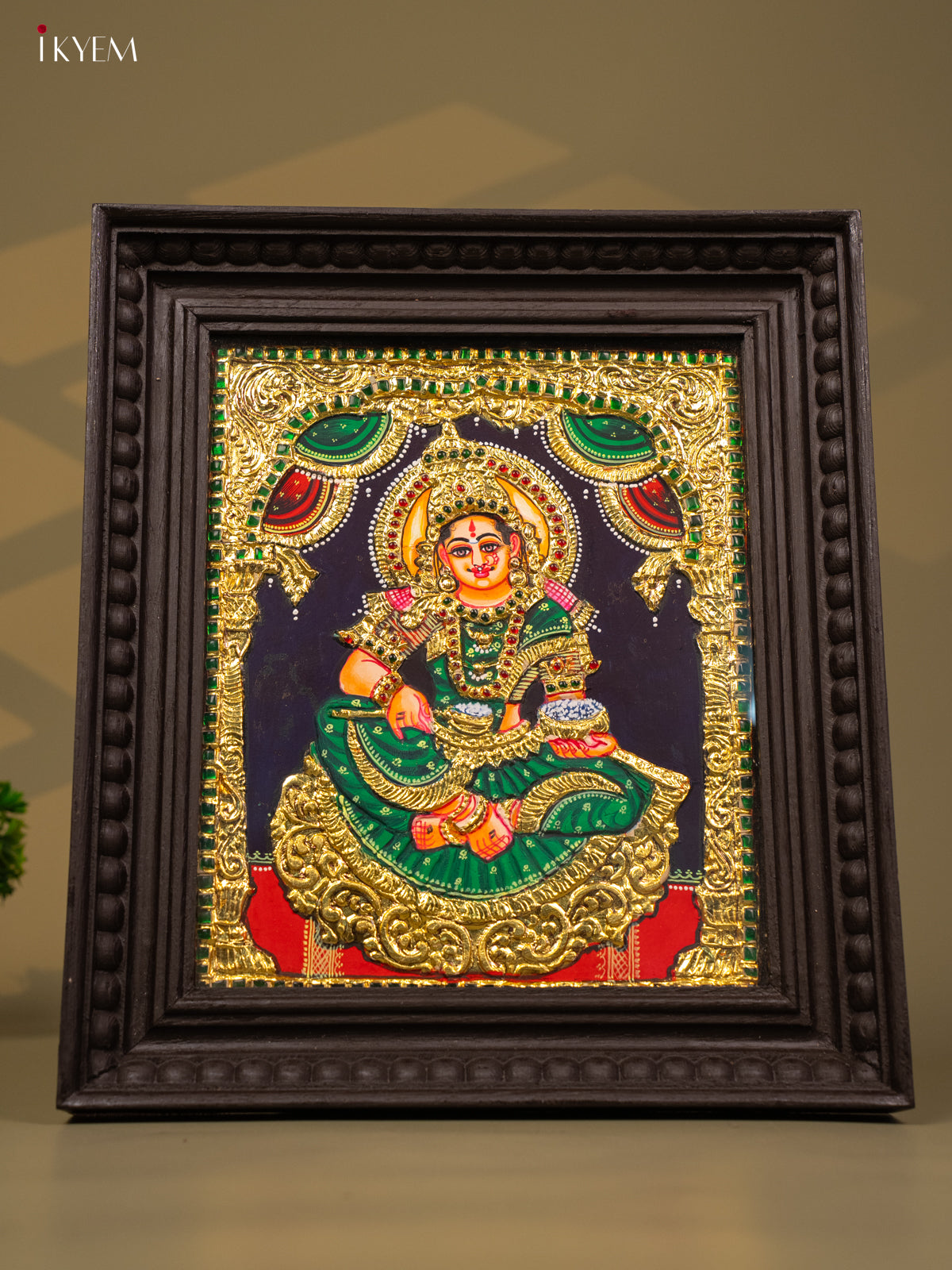 Annapoorani - Tanjore Painting (15x13) -KB01125