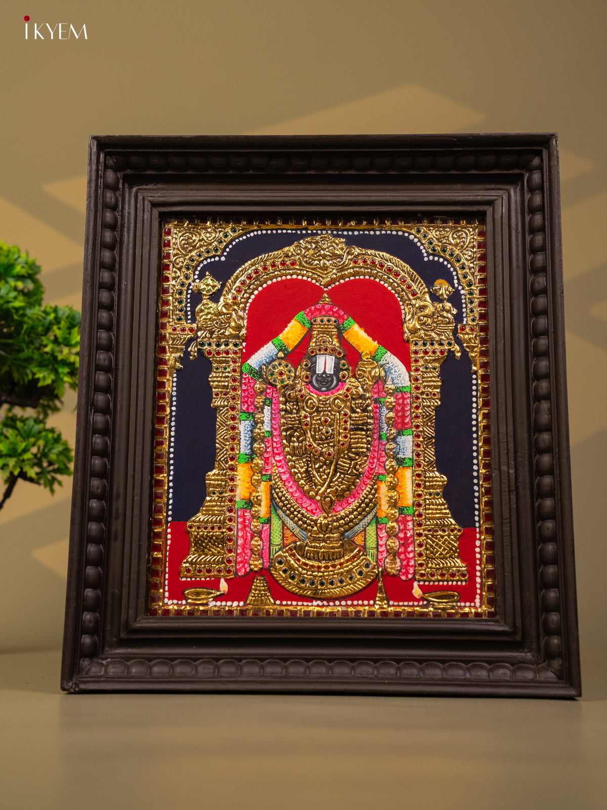 Balaji - Tanjore Painting (15x13) - KB01130