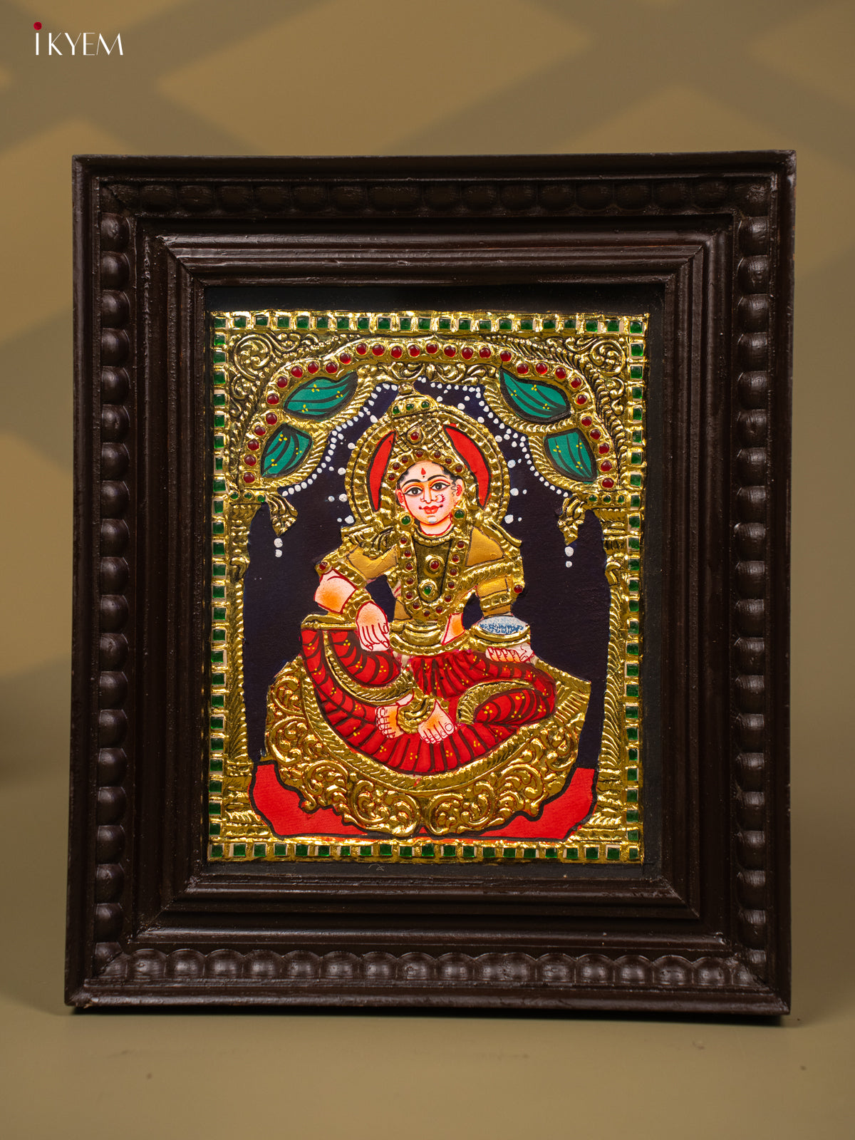 Annapoorani - Tanjore Painting (13x11) - KB01132