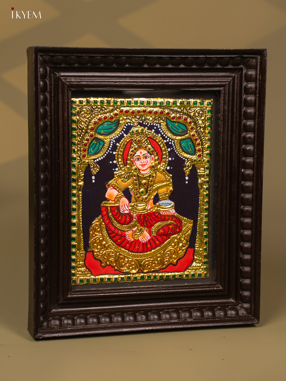 Annapoorani - Tanjore Painting (13x11) - KB01132