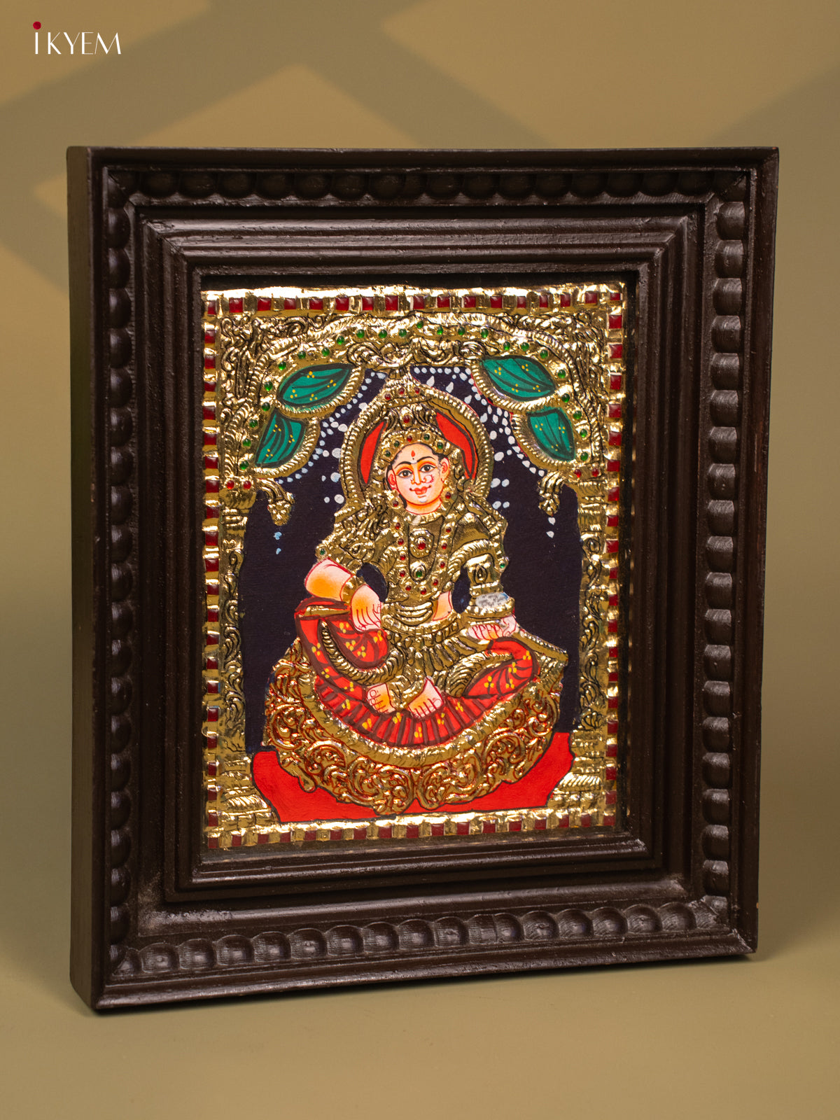 Annapoorani - Tanjore Painting (13x11) - KB01132