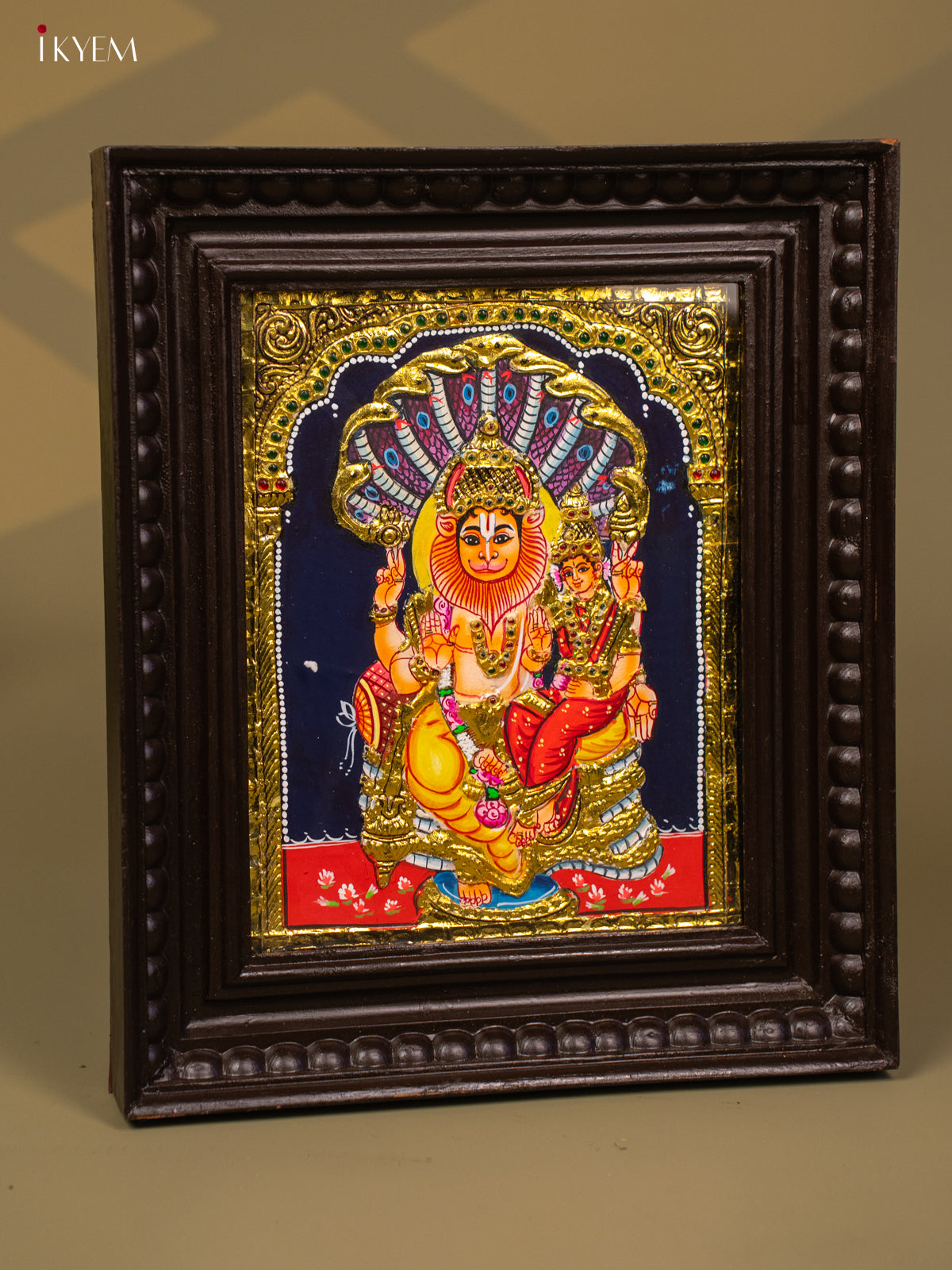 Lakshmi Narasimha - Tanjore Painting (13x11) - KB01136