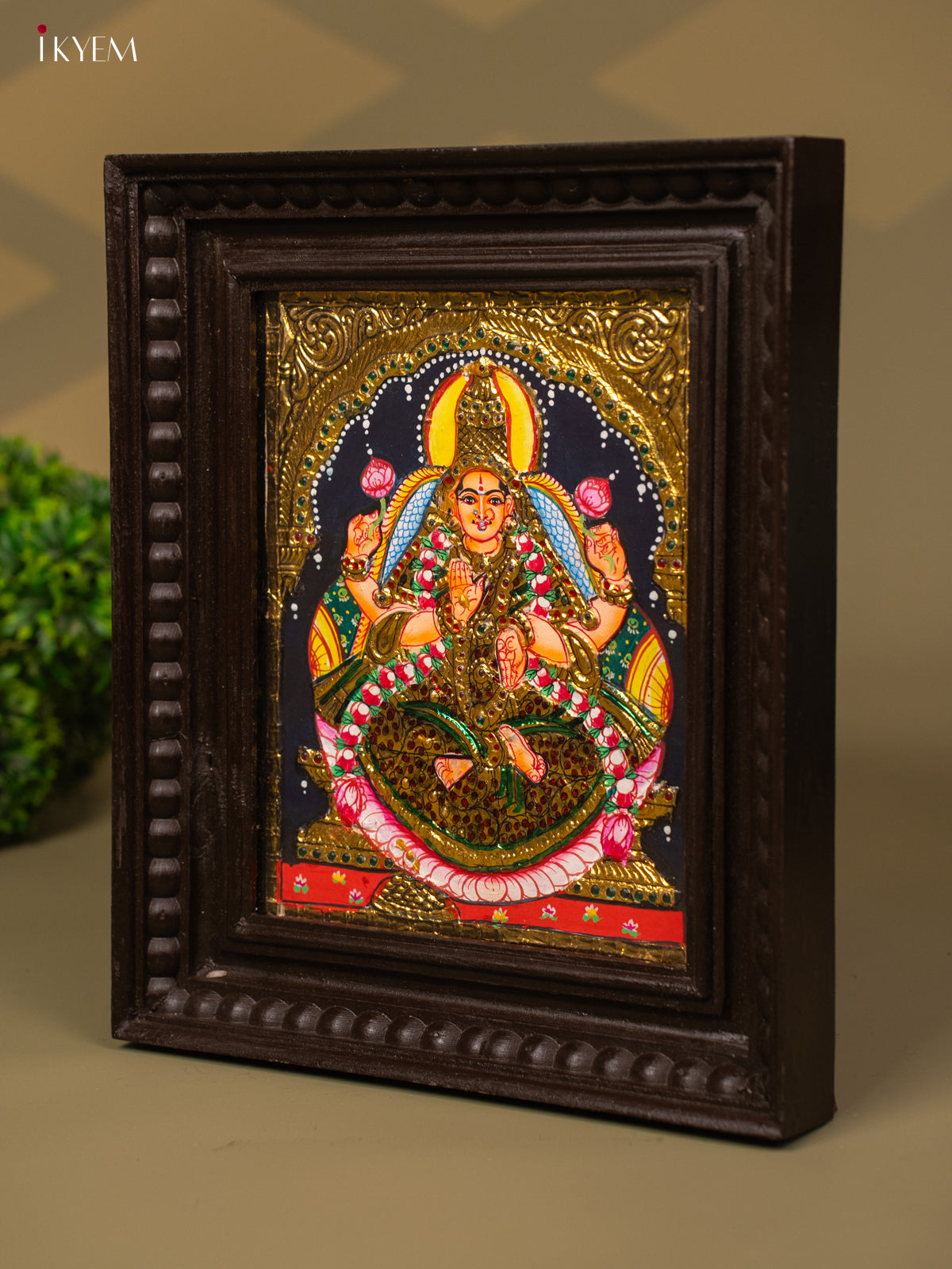 Lakshmi - Tanjore Painting (13x11) - KB01138