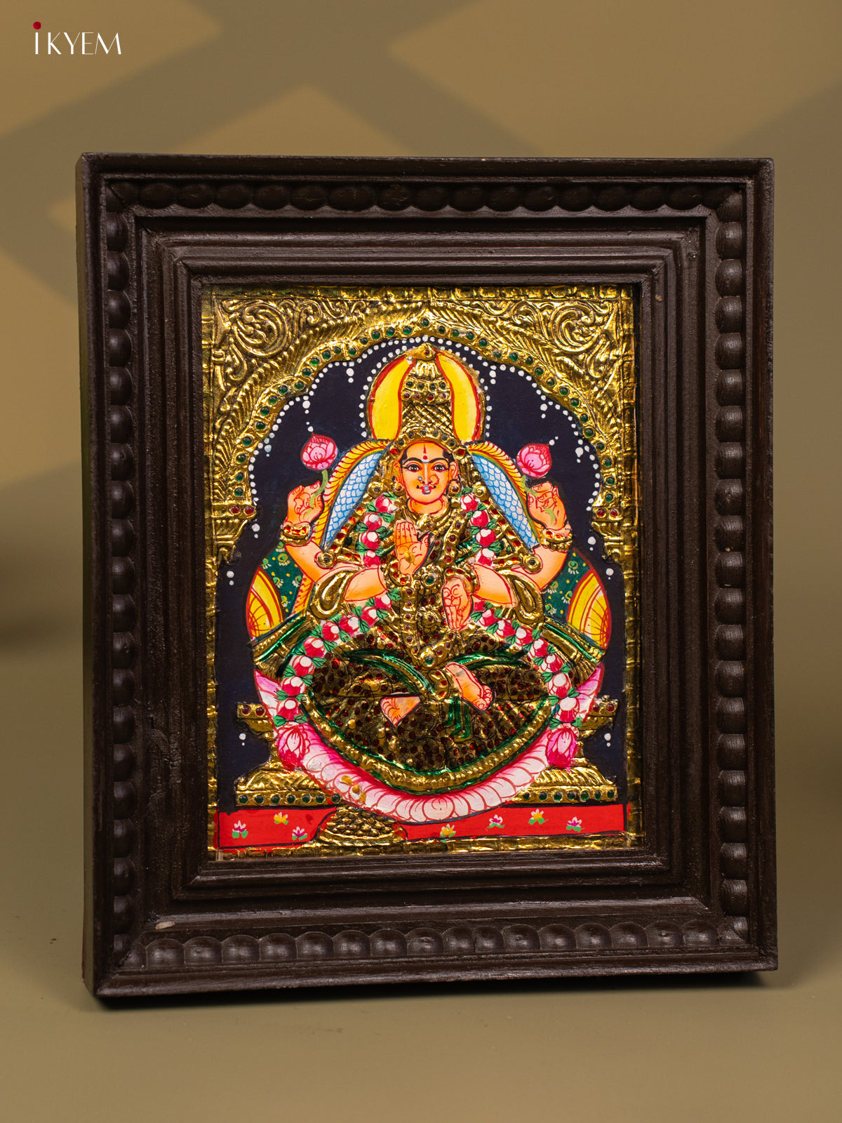 Lakshmi - Tanjore Painting (13x11) - KB01138