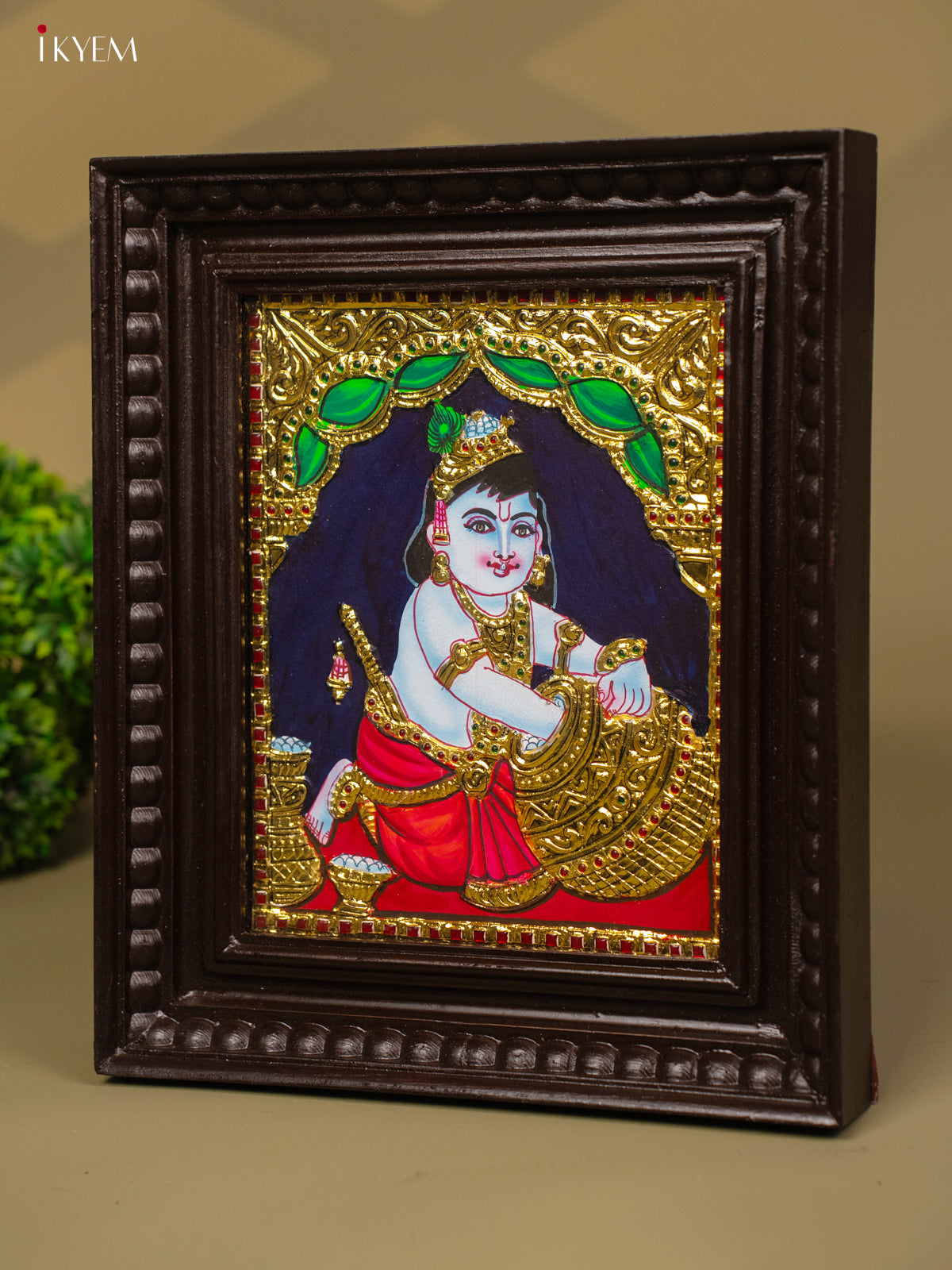 Gopal Krishna -Tanjore Painting (13x11) - KB01148