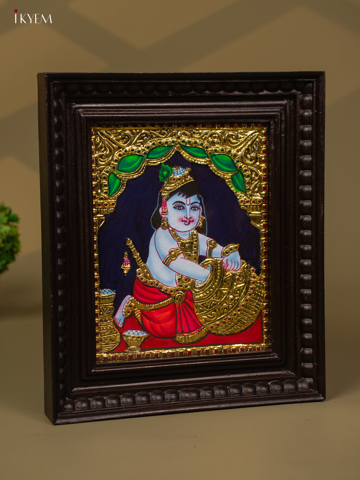 Gopal Krishna -Tanjore Painting (13x11) - KB01148