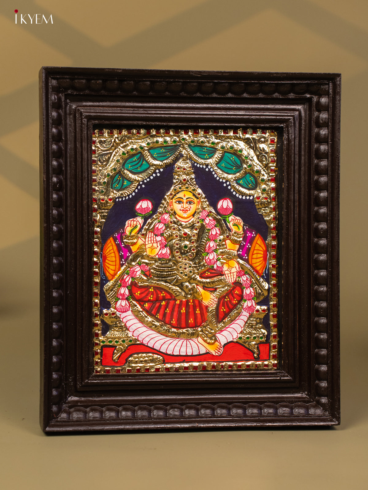 Lakshmi - Tanjore Painting (13x11) - KB01150