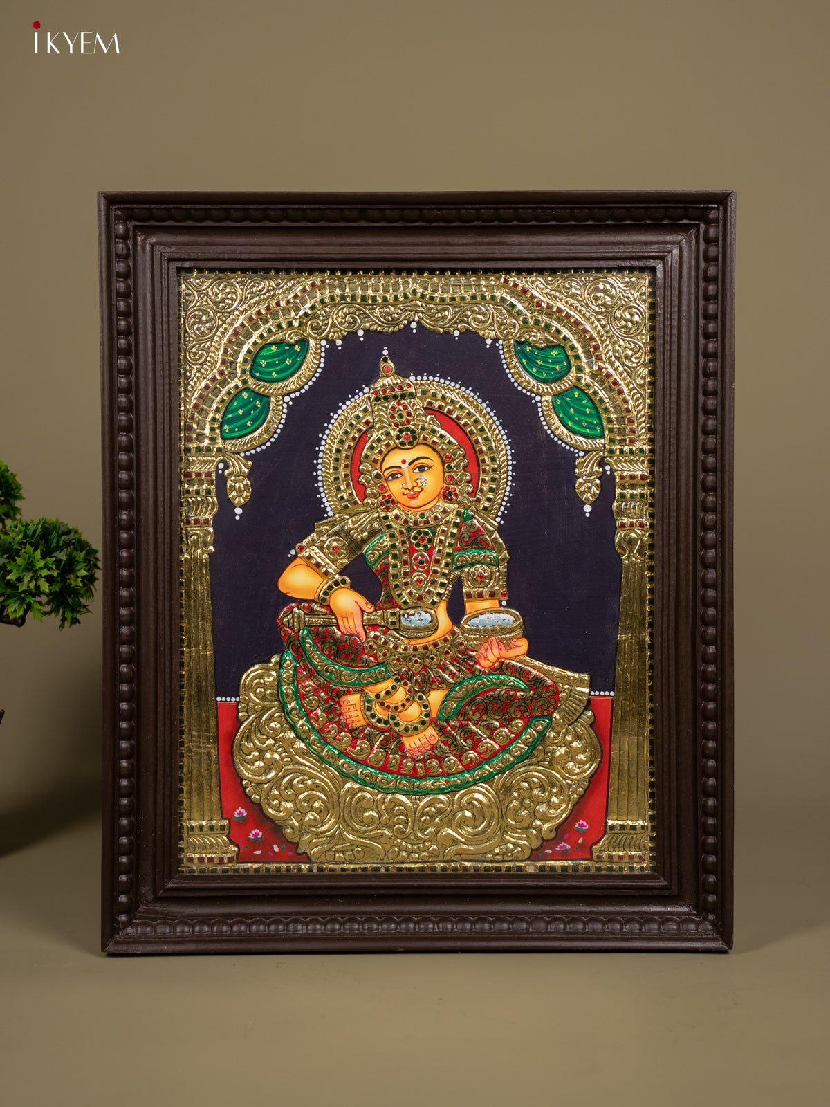 Annapoorani - Tanjore Painting (20x24) - KB01160