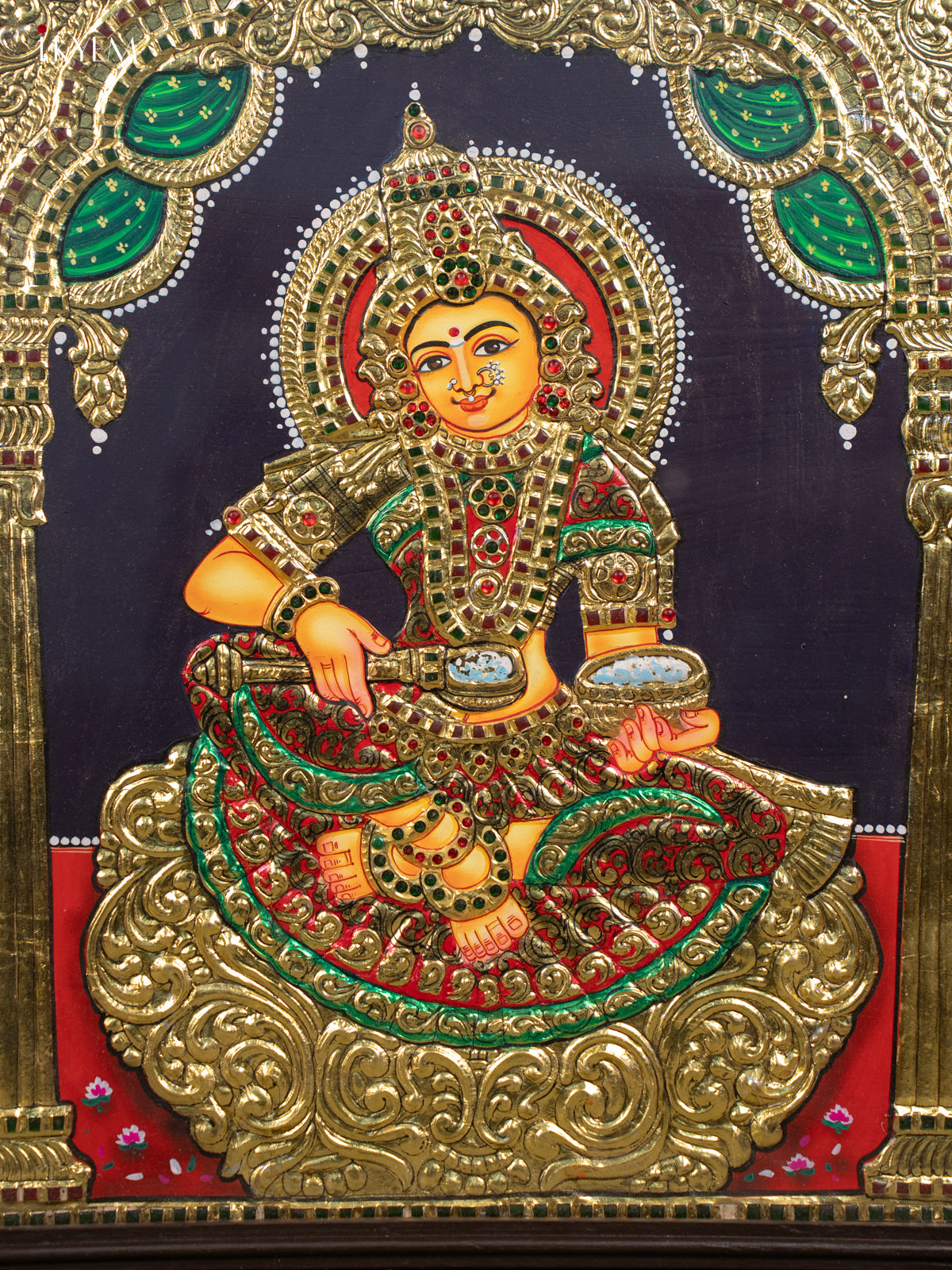 Annapoorani - Tanjore Painting (20x24) - KB01160