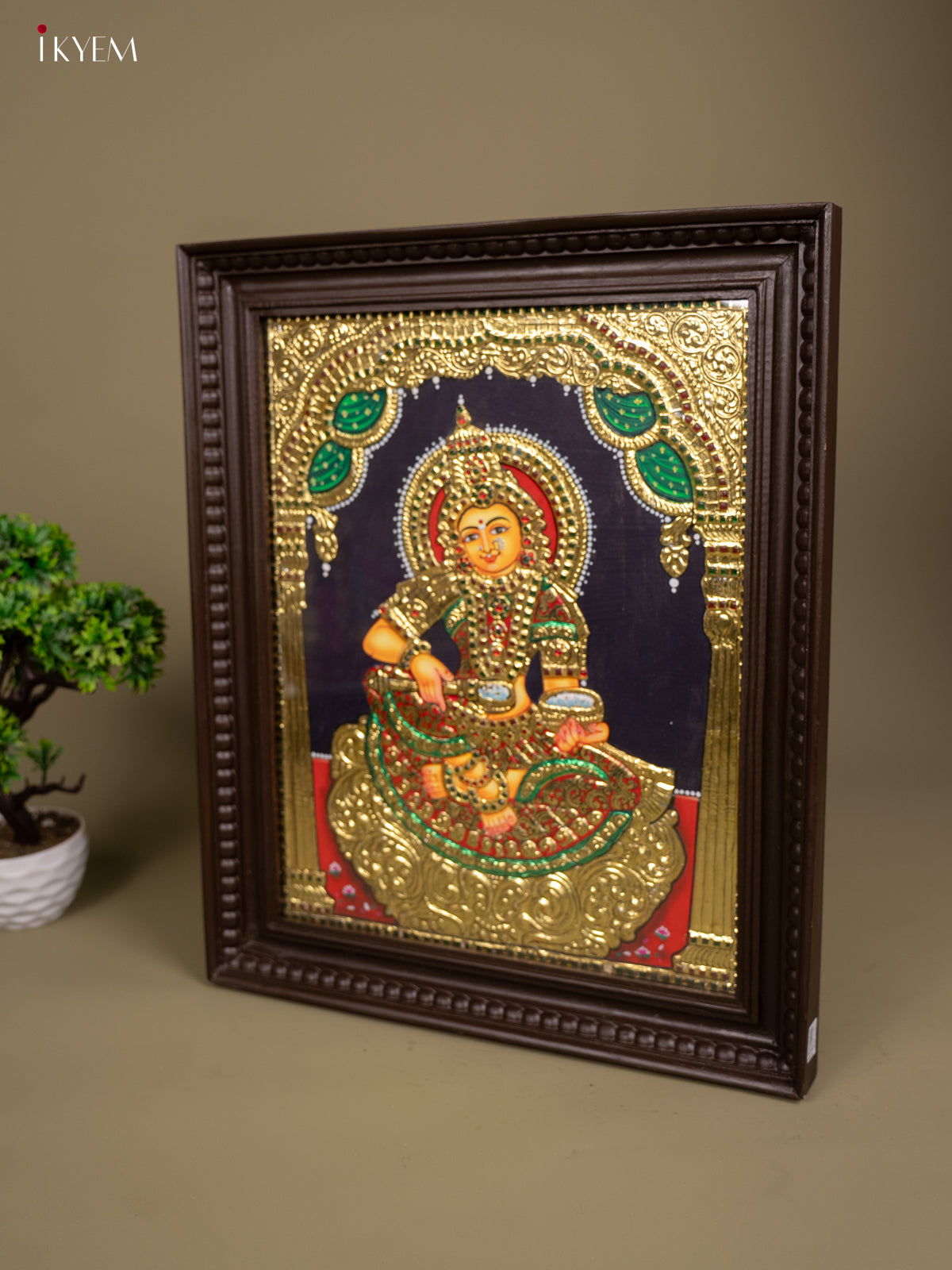 Annapoorani - Tanjore Painting (20x24) - KB01160