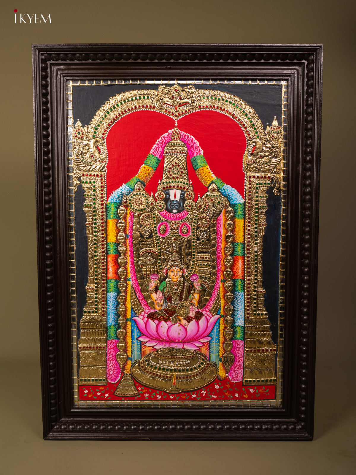 Lakshmi Balaji - Tanjore Painting (40x29) - KB01162