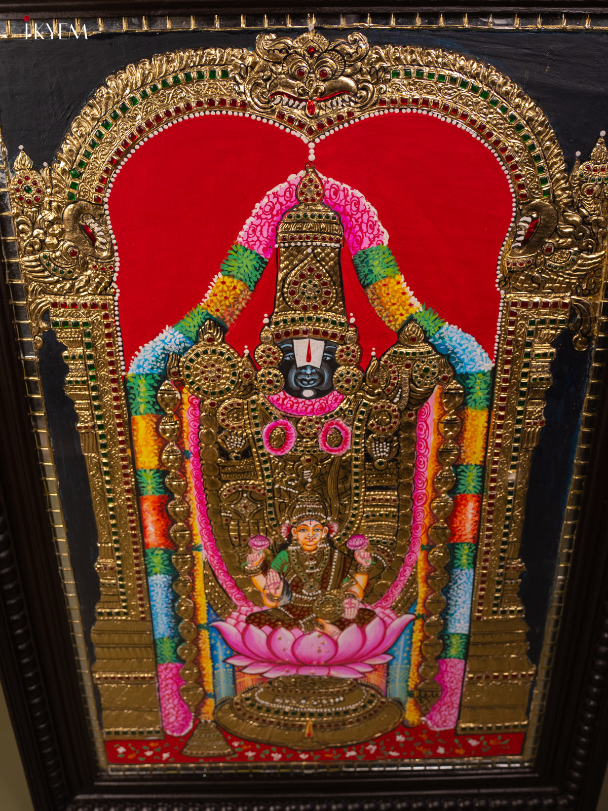 Lakshmi Balaji - Tanjore Painting (40x29) - KB01162