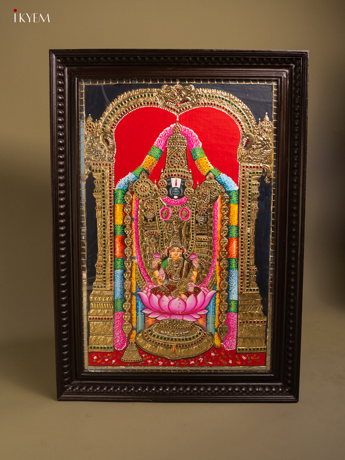 Lakshmi Balaji - Tanjore Painting (40x29) - KB01162