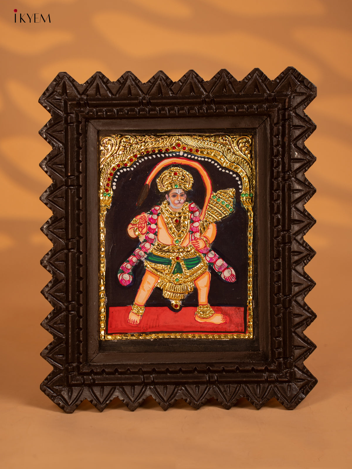 Hanuman -Tanjore painting - KB17112