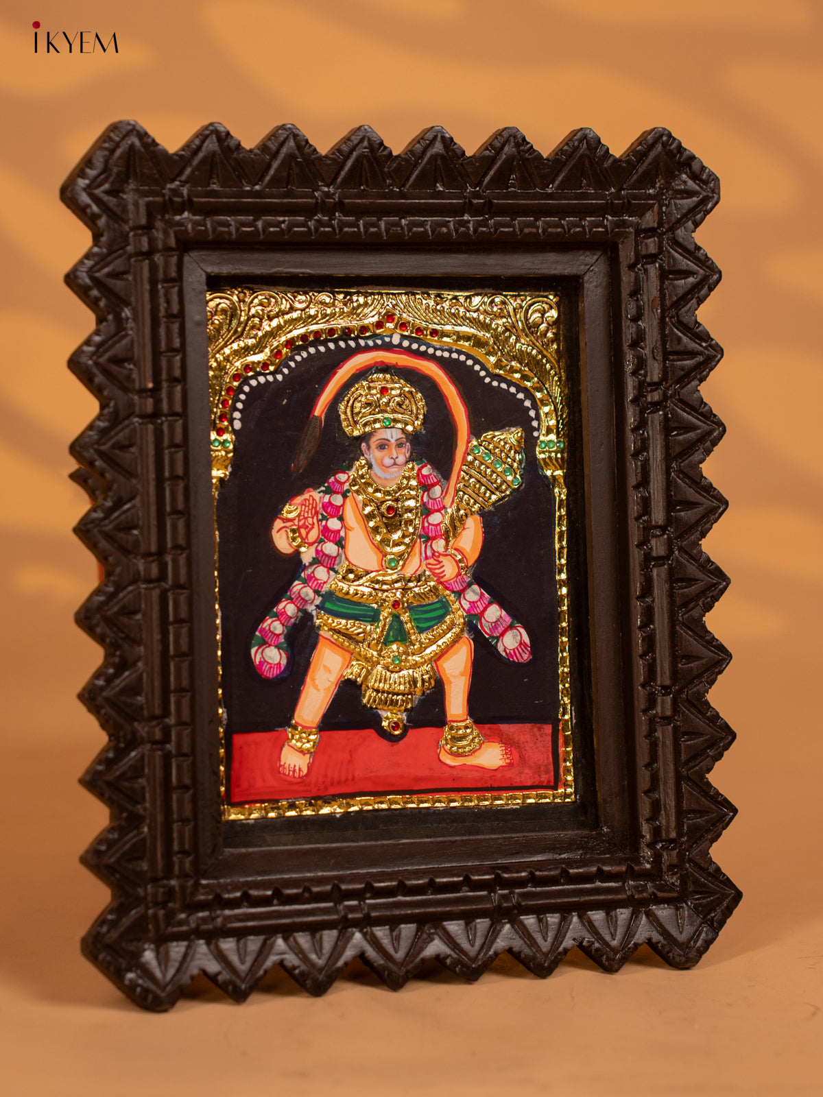 Hanuman -Tanjore painting - KB17112