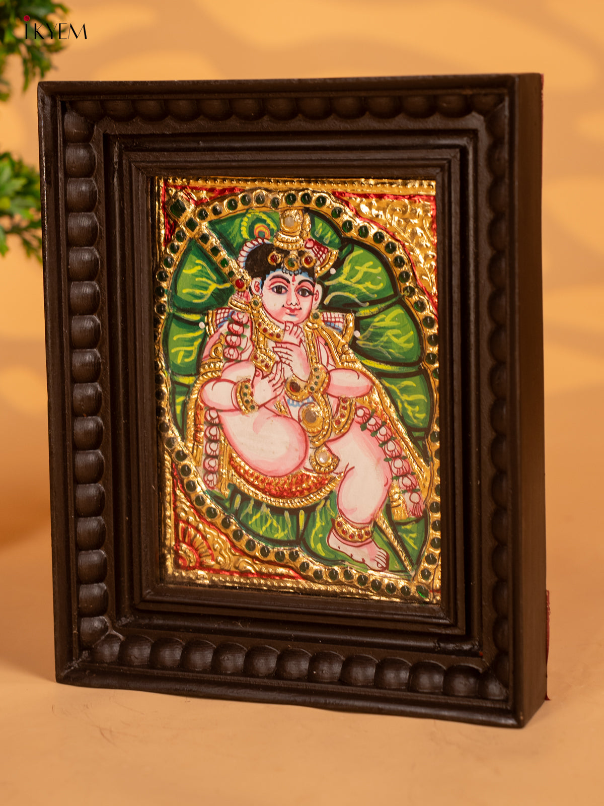 Baby Krishna - Tanjore Painting - KB17114