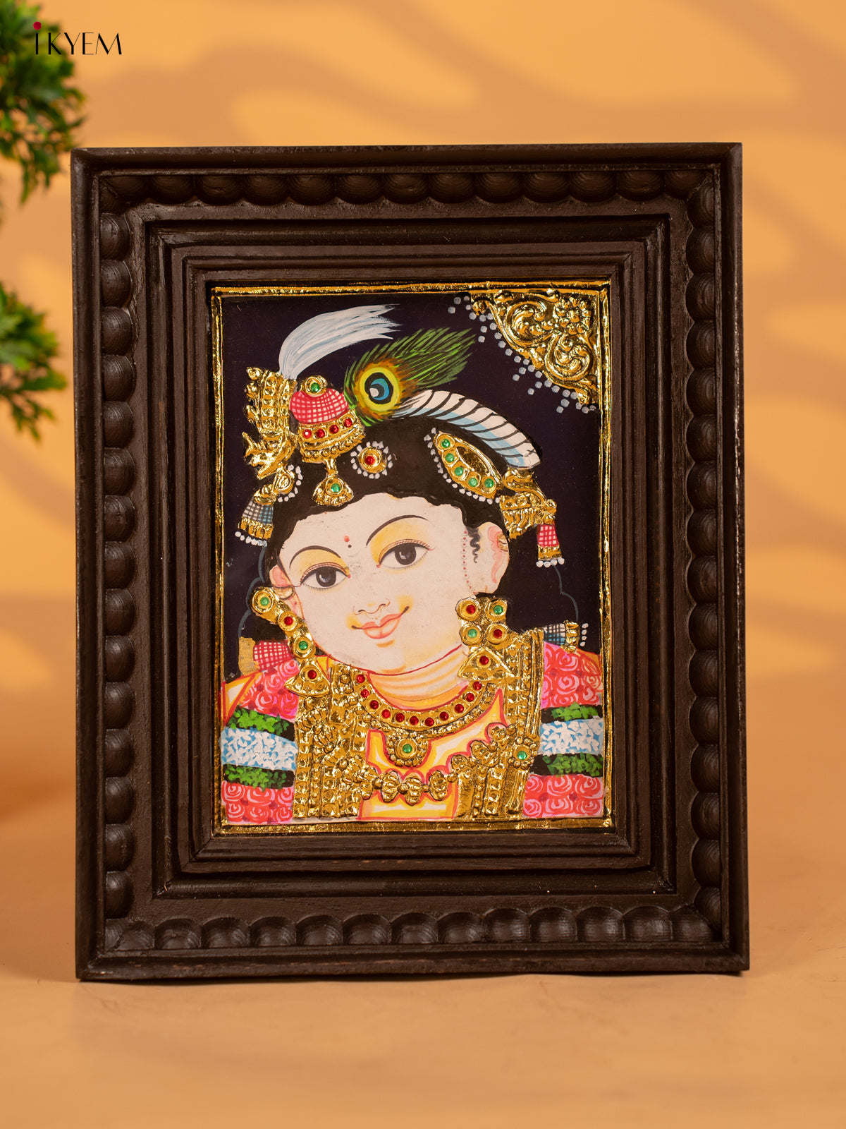 Sri Krishna - Tanjore Painting - KB17115