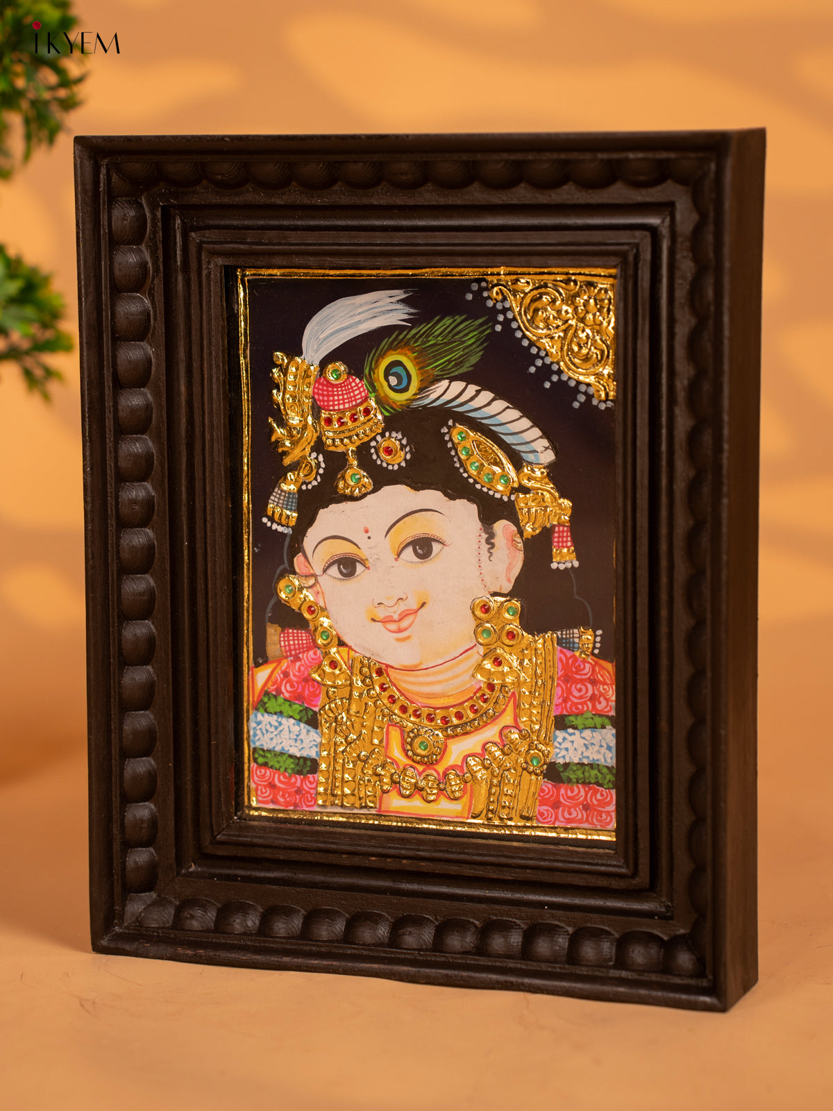 Sri Krishna - Tanjore Painting - KB17115