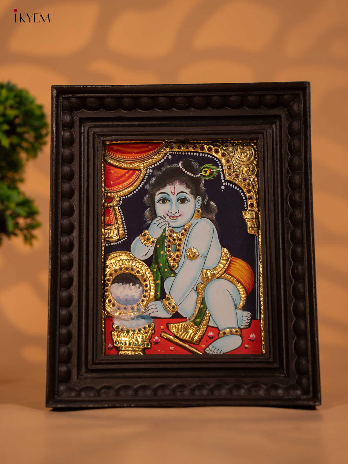 Gopal Krishna -Tanjore Painting - KB17124