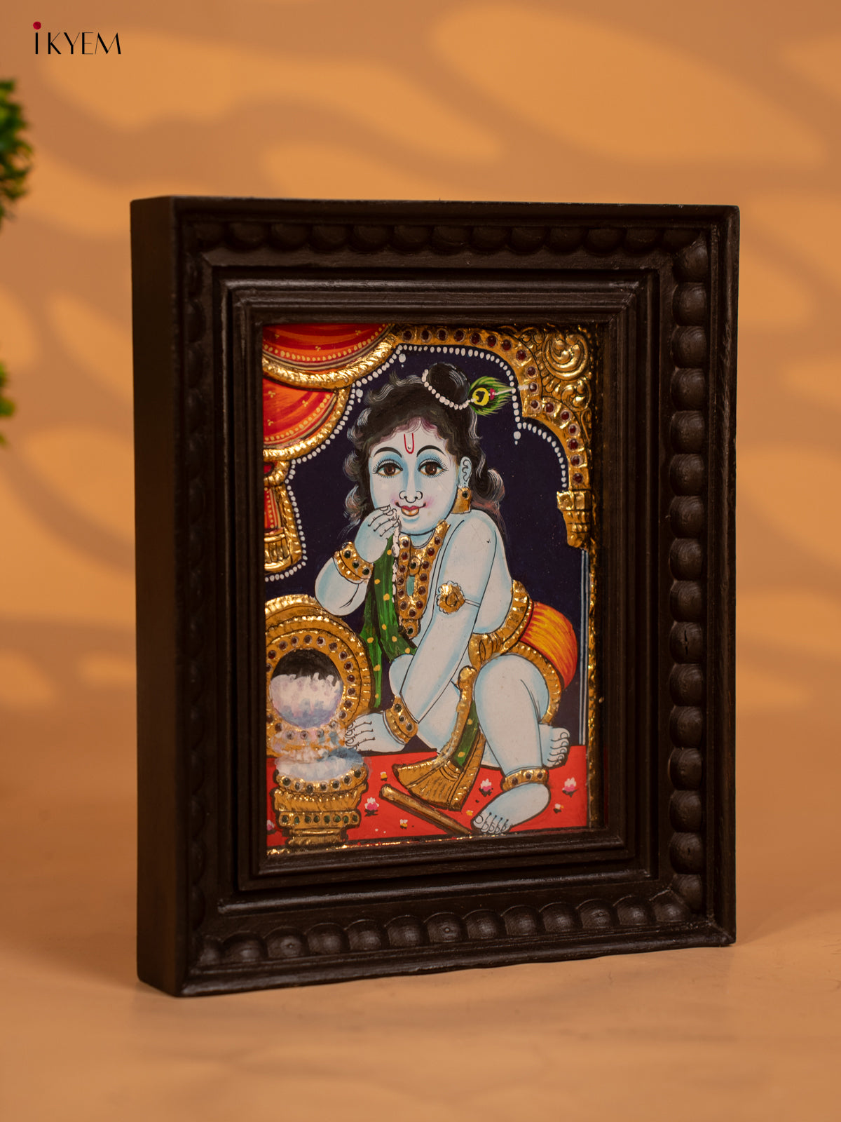 Gopal Krishna -Tanjore Painting - KB17124