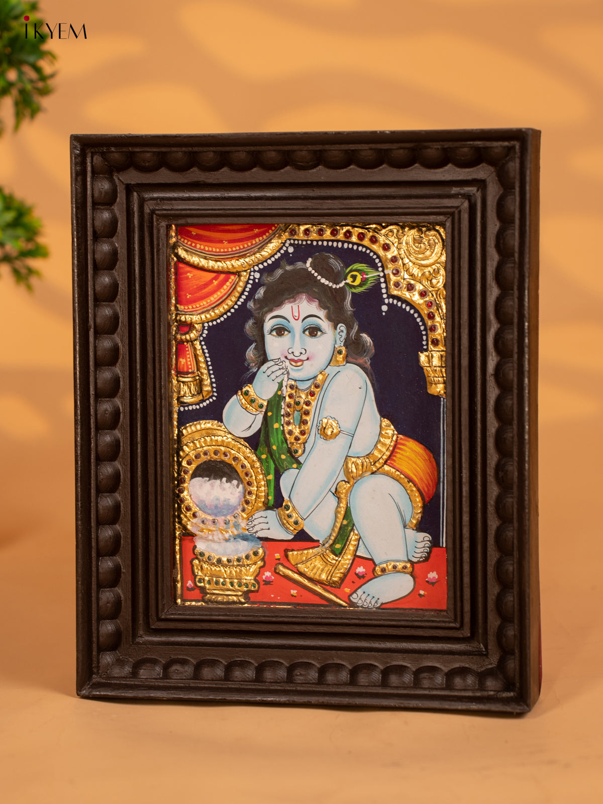 Gopal Krishna -Tanjore Painting - KB17124