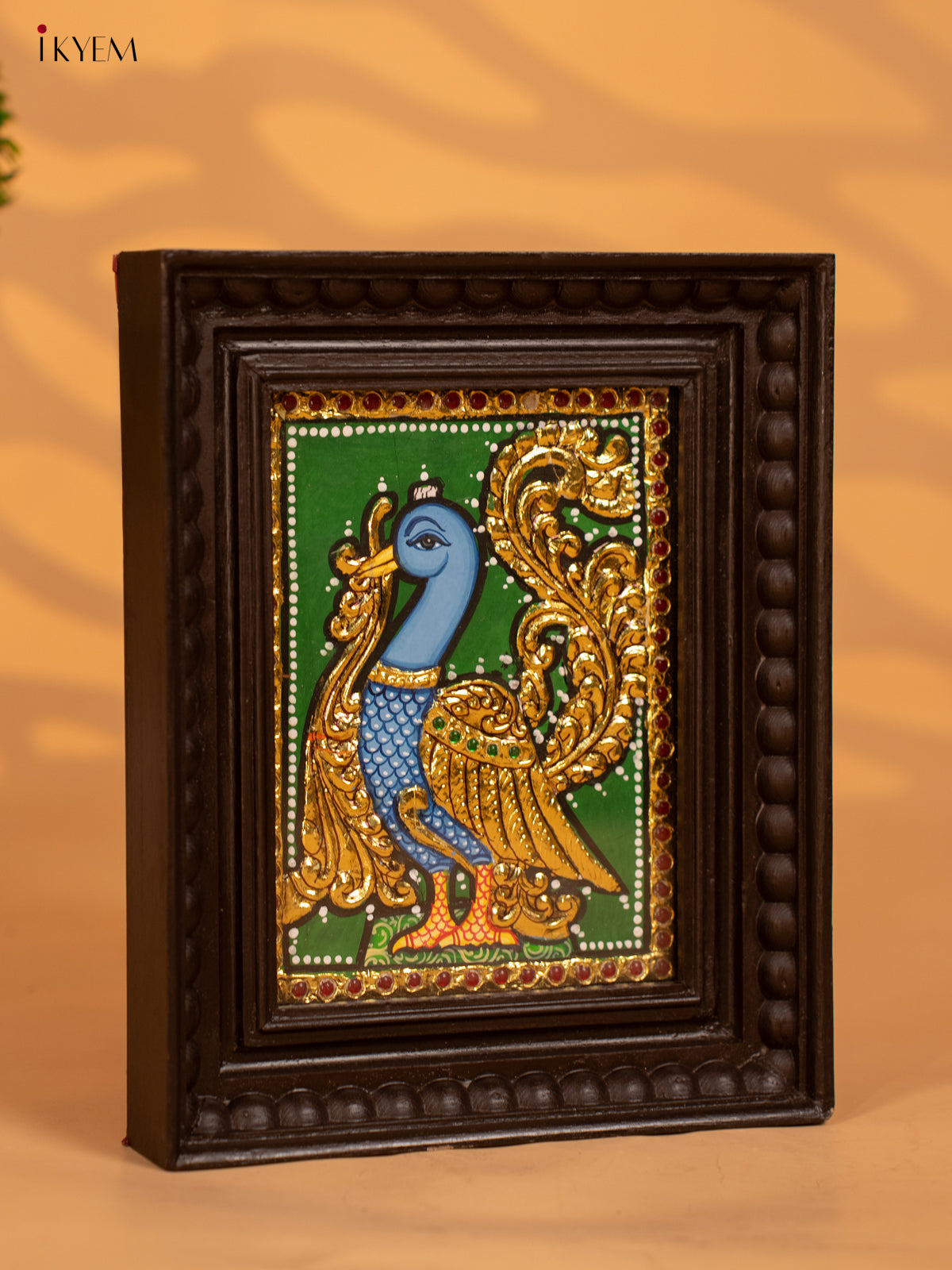 Peacock -  Tanjore Painting - KB17129