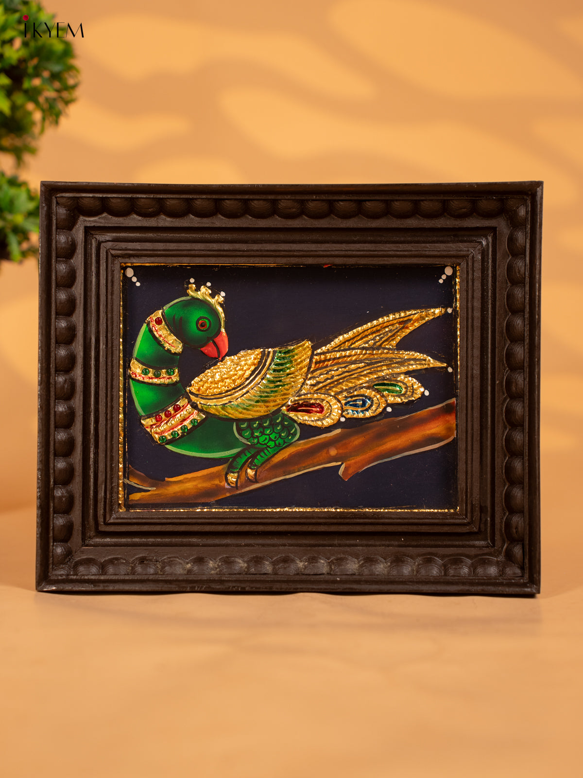 Parrot - Tanjore Painting - KB17131