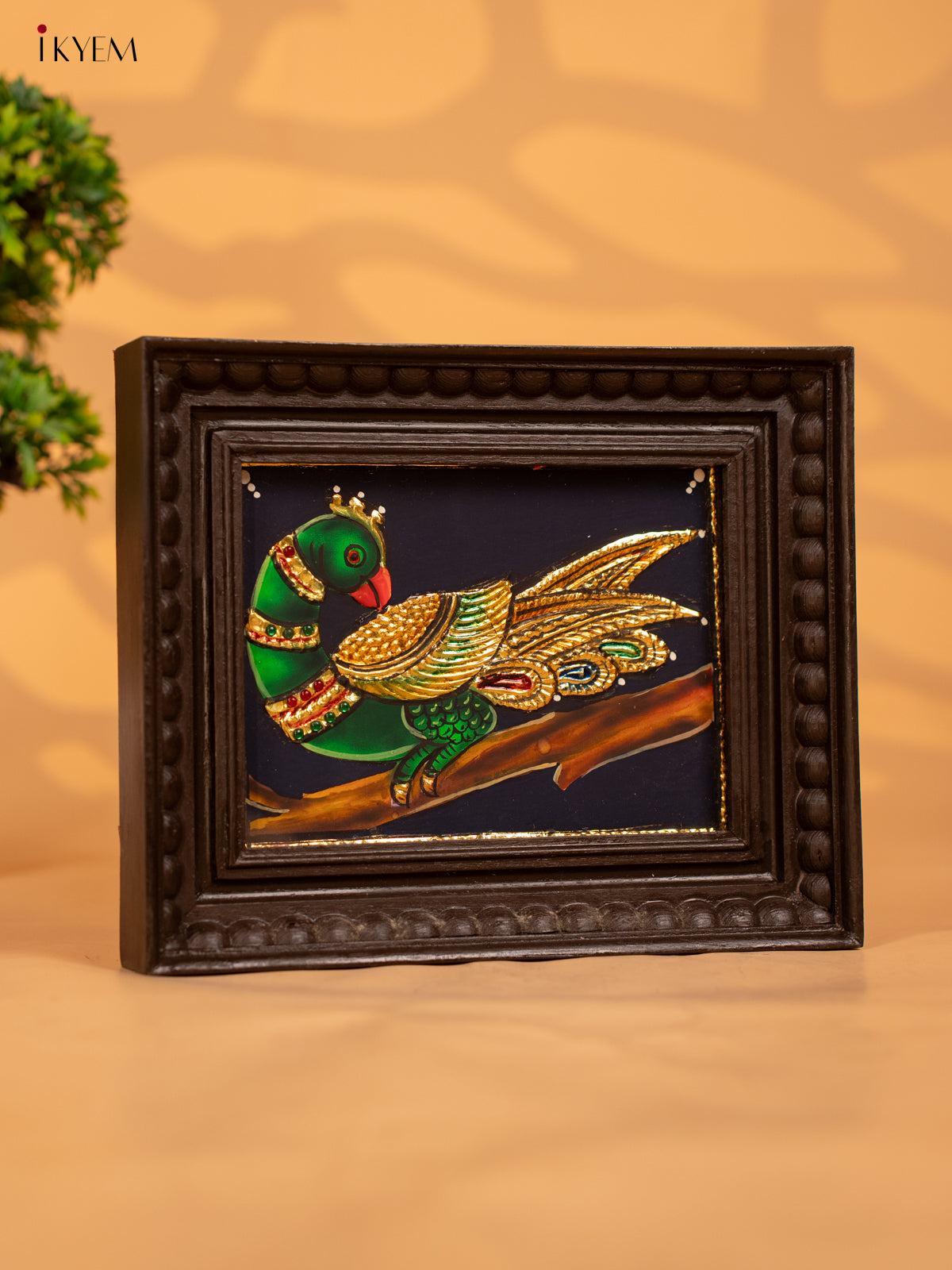 Parrot - Tanjore Painting - KB17131