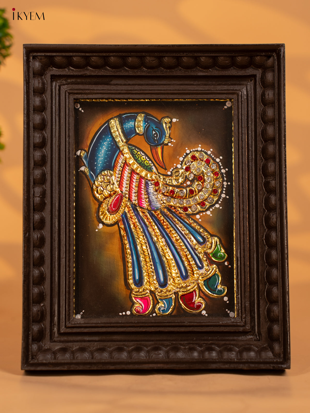 Parrot - Tanjore Painting - KB17132