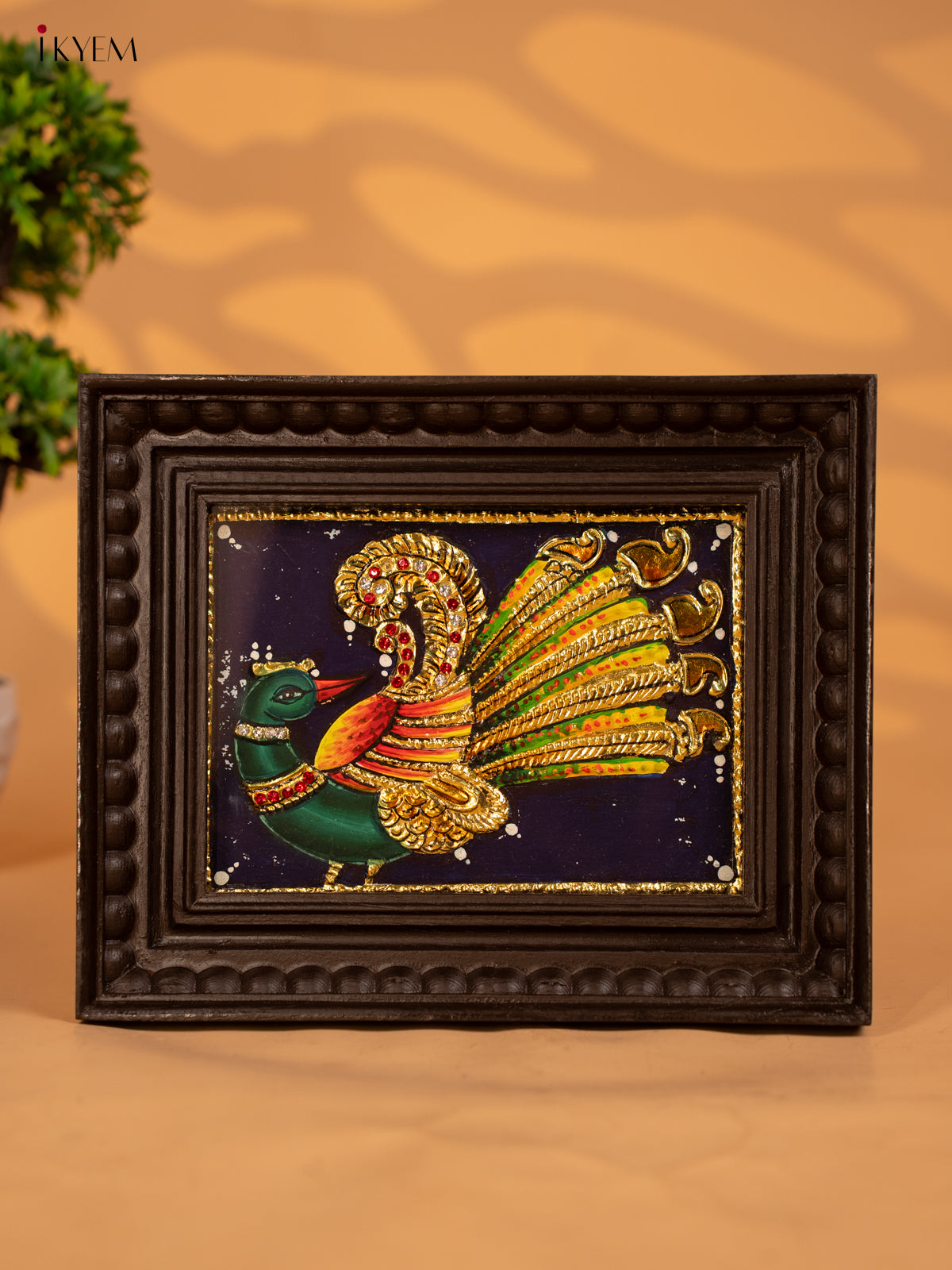 Parrot - Tanjore Painting - KB17132