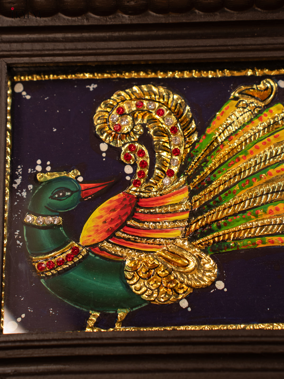 Parrot - Tanjore Painting - KB17132