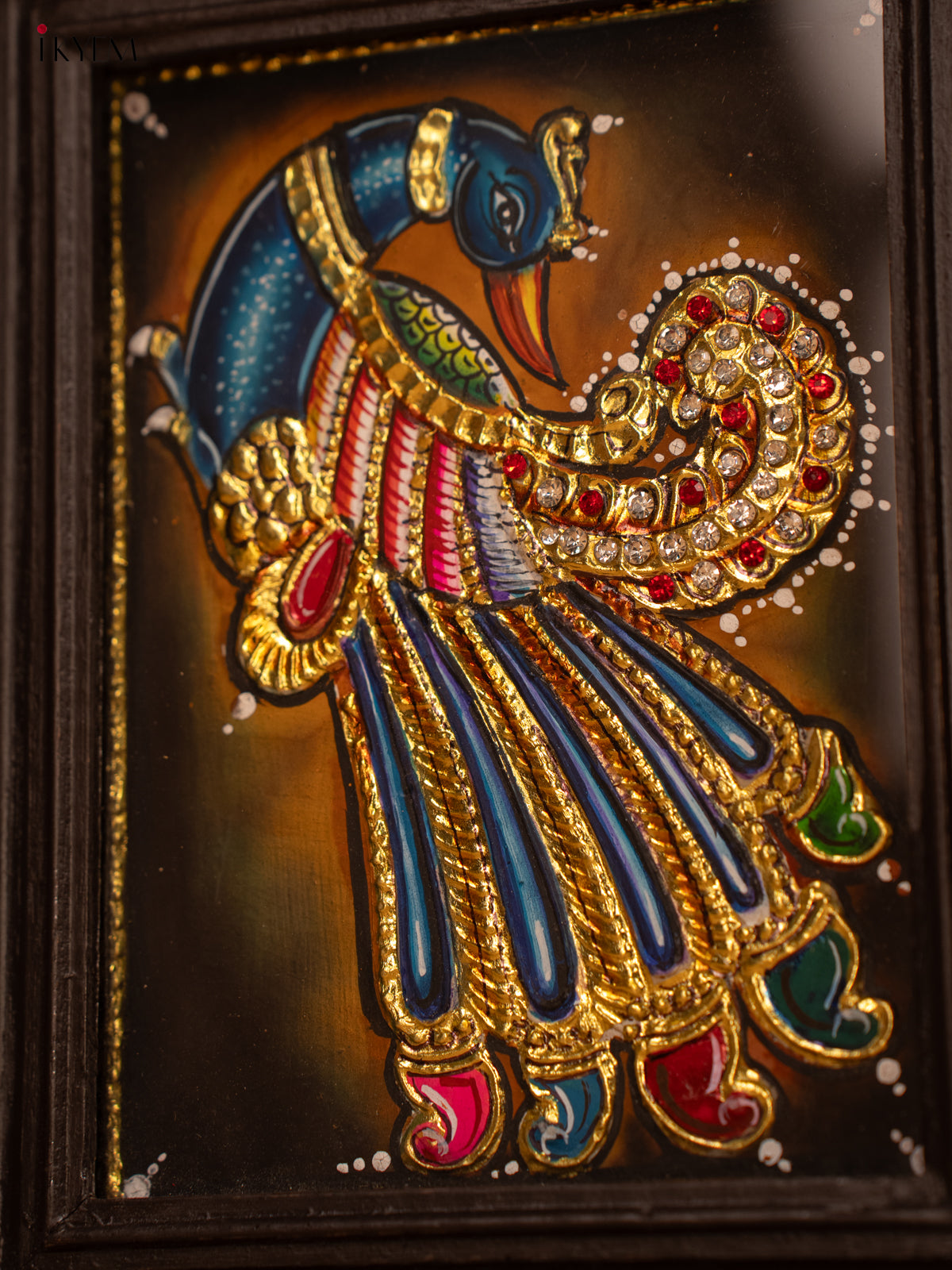 Parrot - Tanjore Painting - KB17132