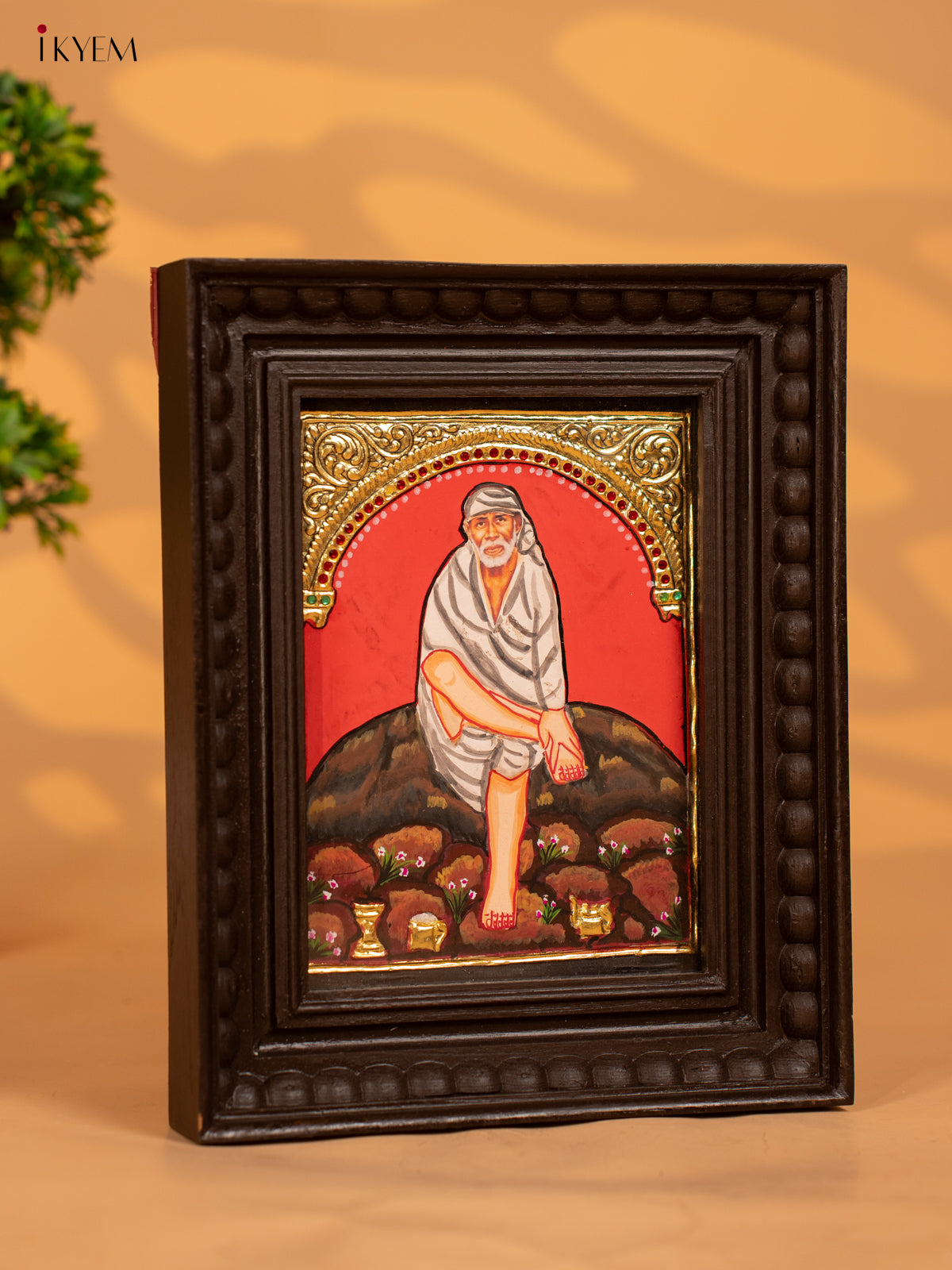 Sai baba - Tanjore Painting - KB17133