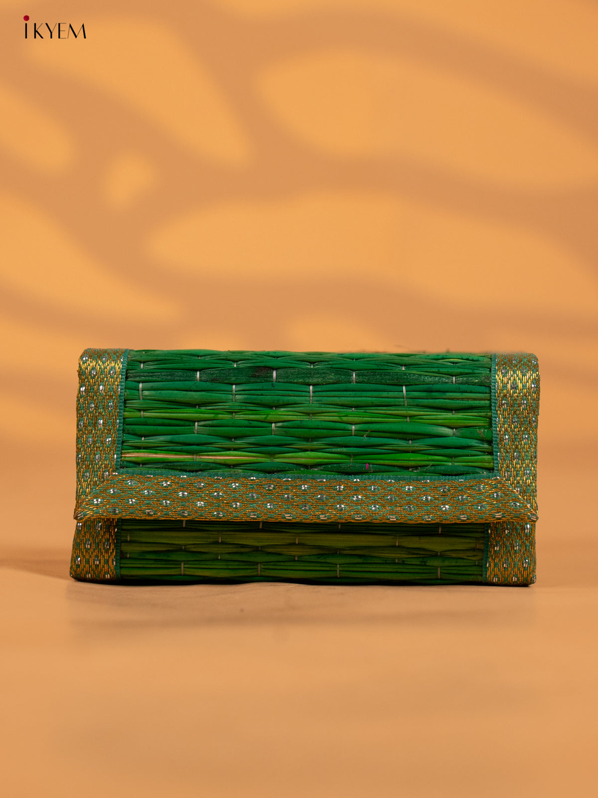 Decorative Foldable Korai Trinket Box - Green - KB17154