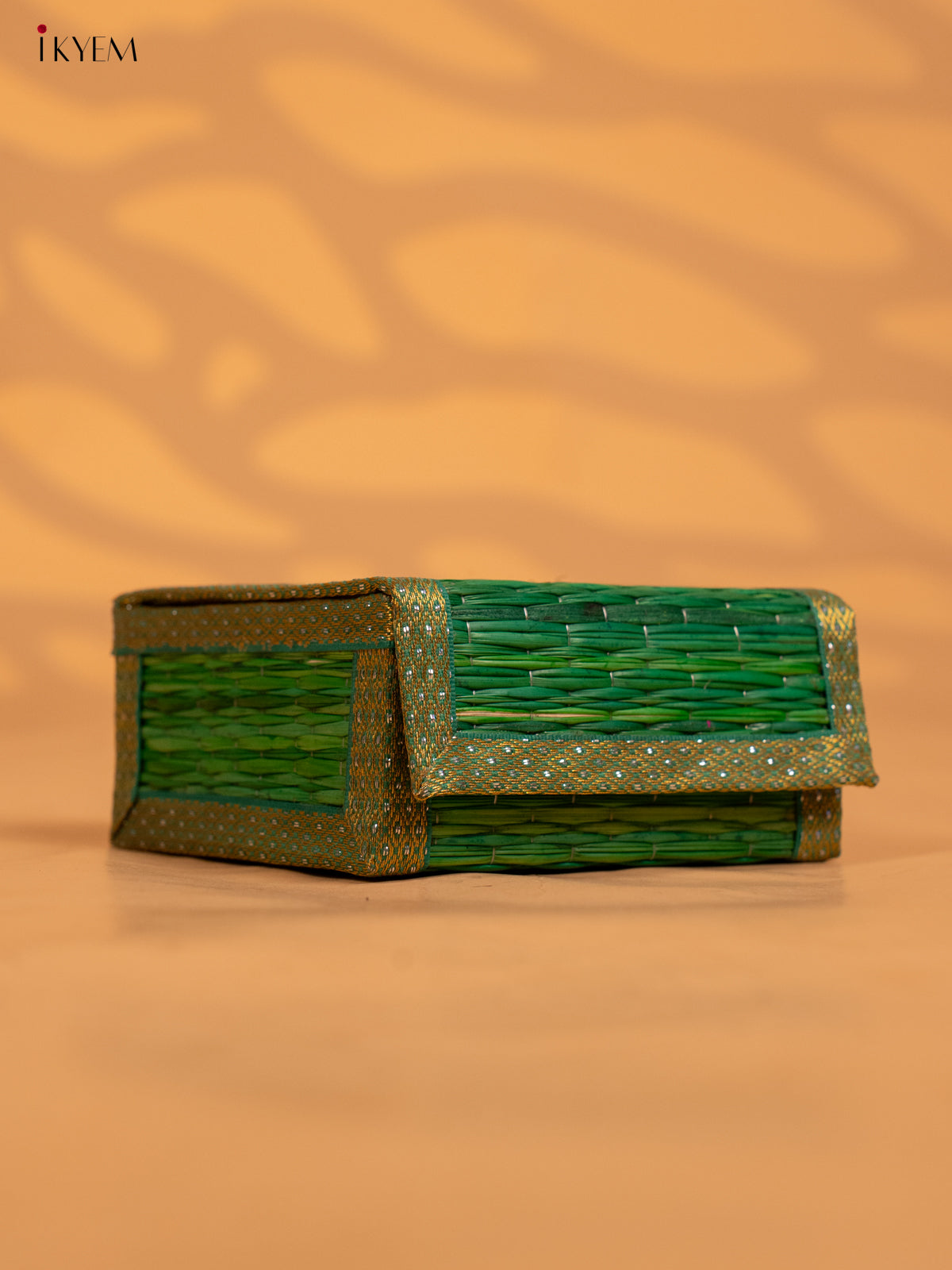 Decorative Foldable Korai Trinket Box - Green - KB17154