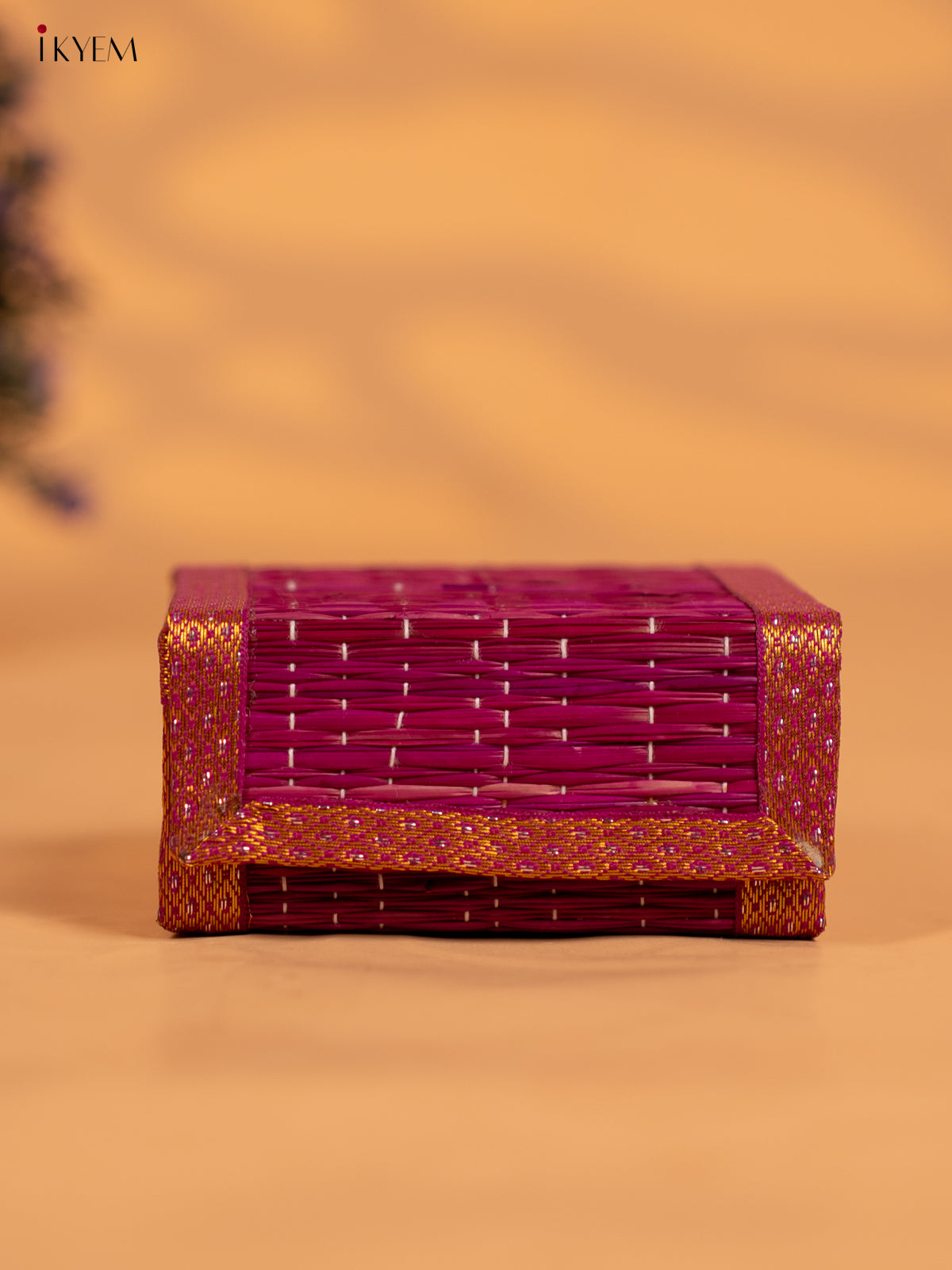 Decorative Foldable Korai Trinket Box - Violet - KB17155