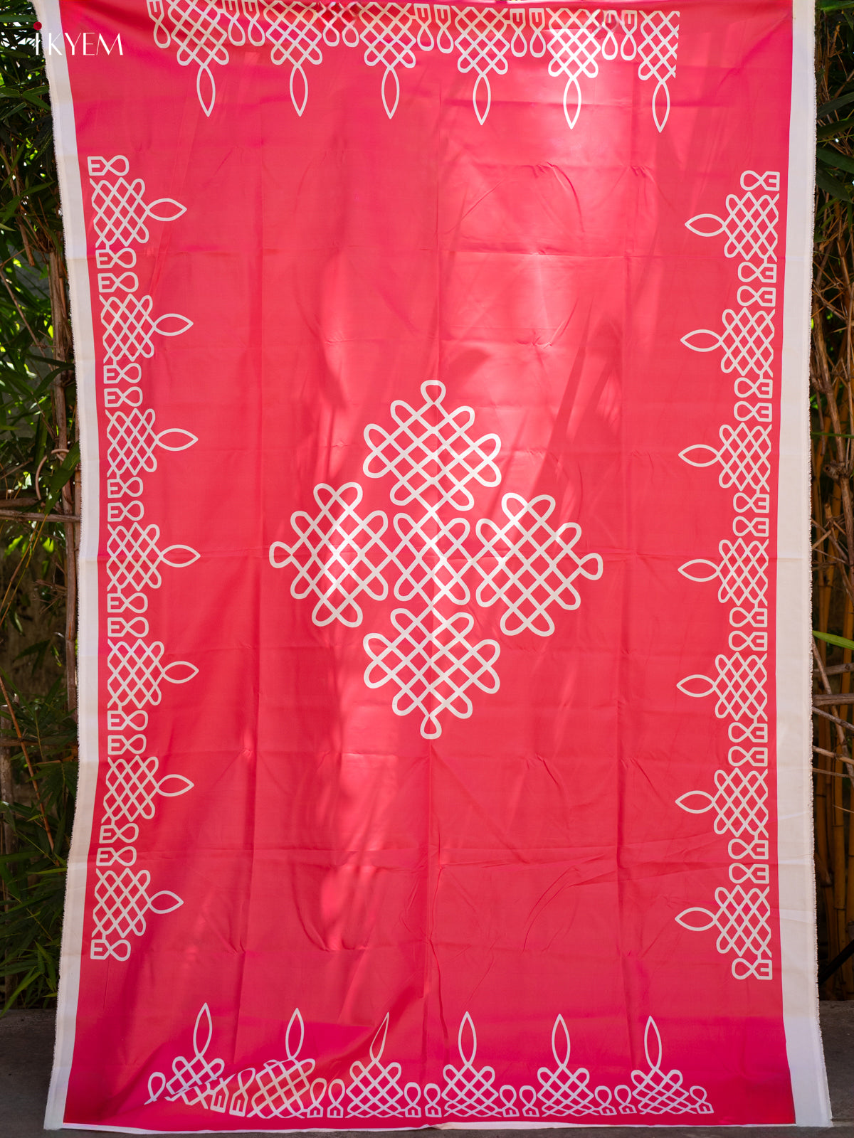 Kolam Backdrop Pink - (5×8 feet) - KC11124