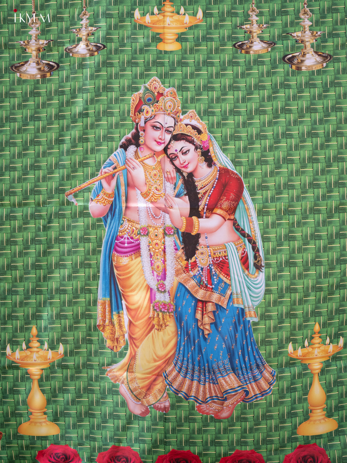 Backdrop Radha Krishna - (5×8 feet) - KC11126