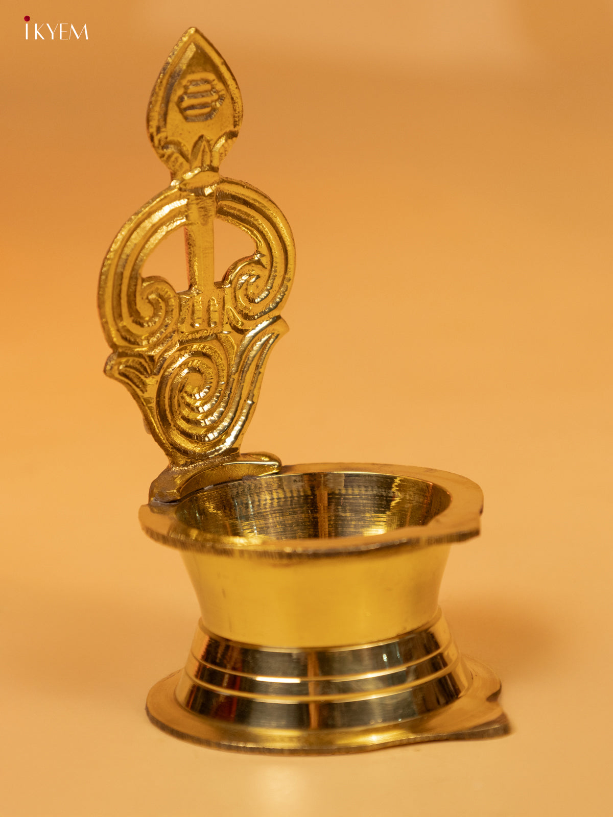 Brass Om Diya - 4.5 inch